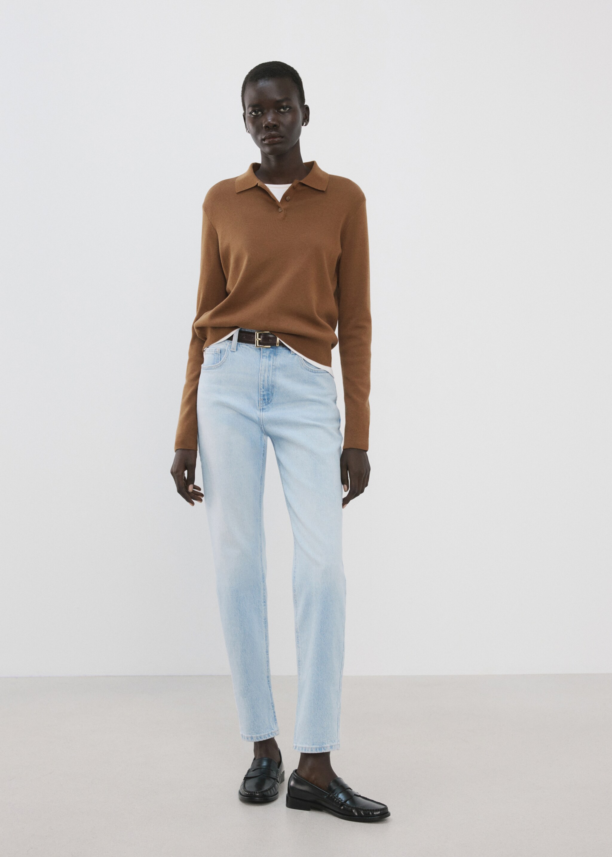 Newmom comfort high-rise jeans - General plane, Light Blue. Ref: 27027147-00.