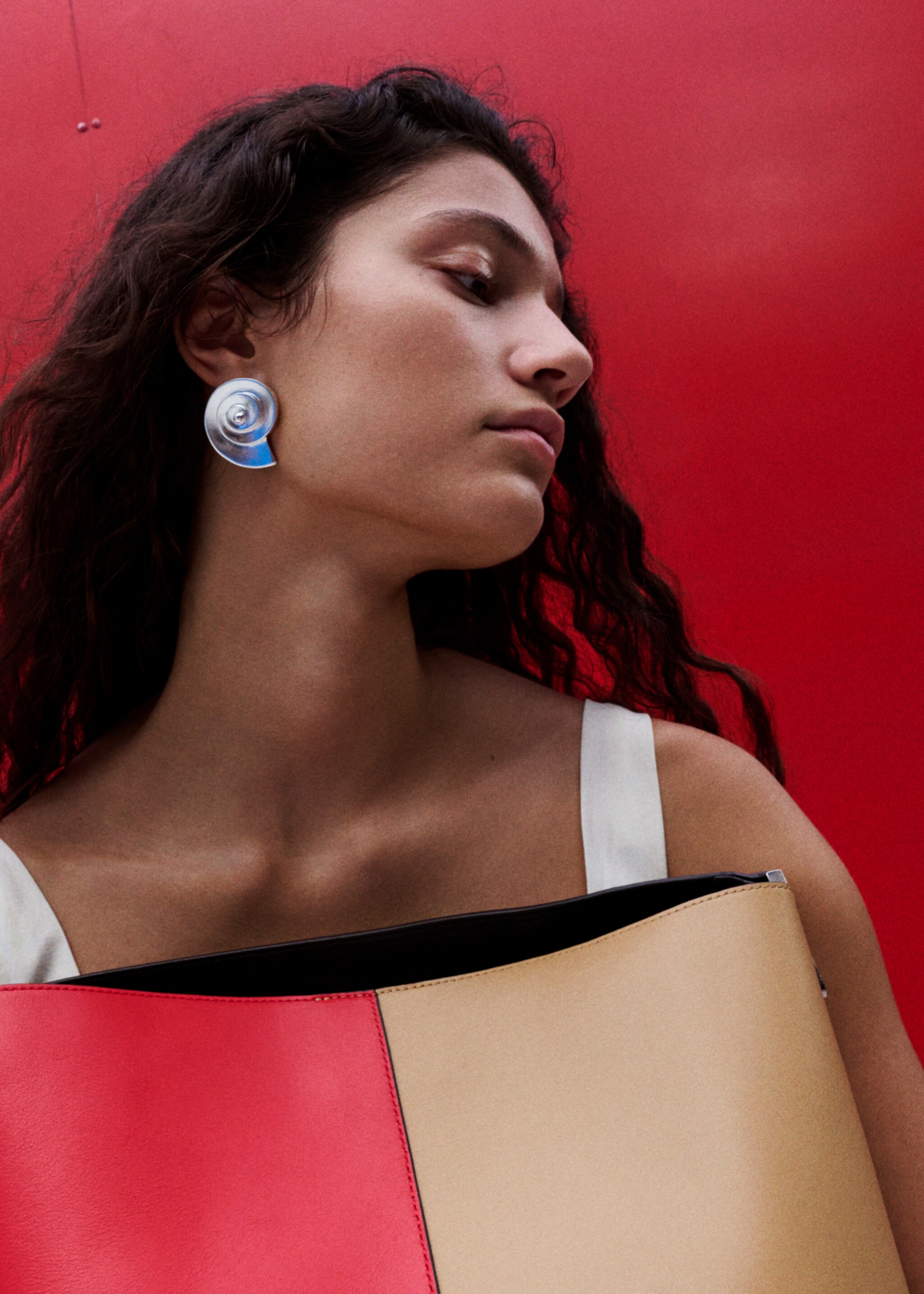 Серьги с ракушкой - Общий план, Серебро. Ref: 27027800-00.