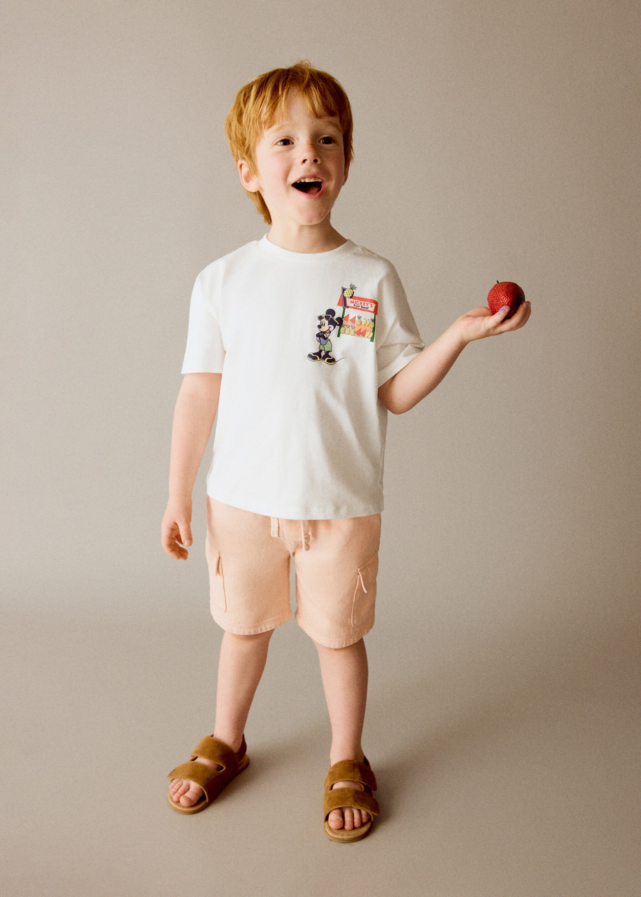 Cargo Bermuda shorts - General plane, Peach. Ref: 27027913-00.