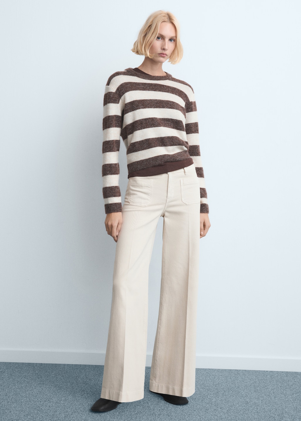 Mango Wide leg jeans with pockets