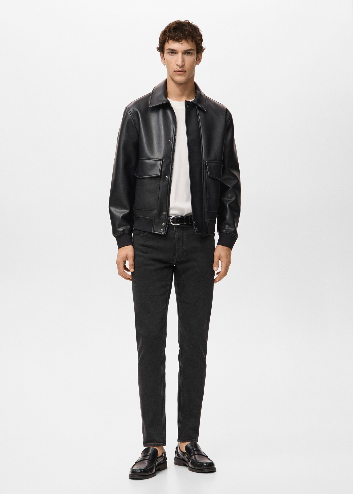 Slim fit black Jan jeans - General plane