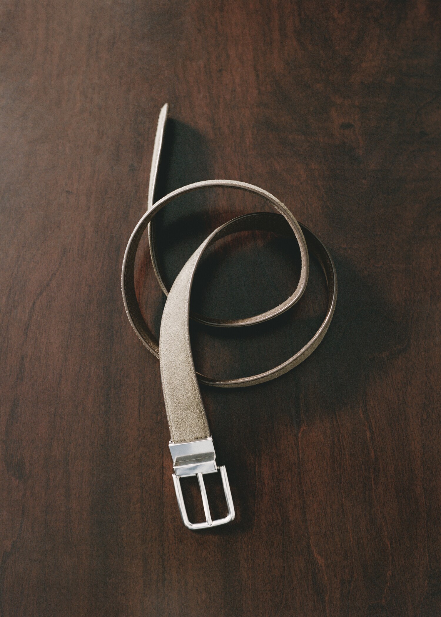 Fijne suède riem - Overzichtstekening