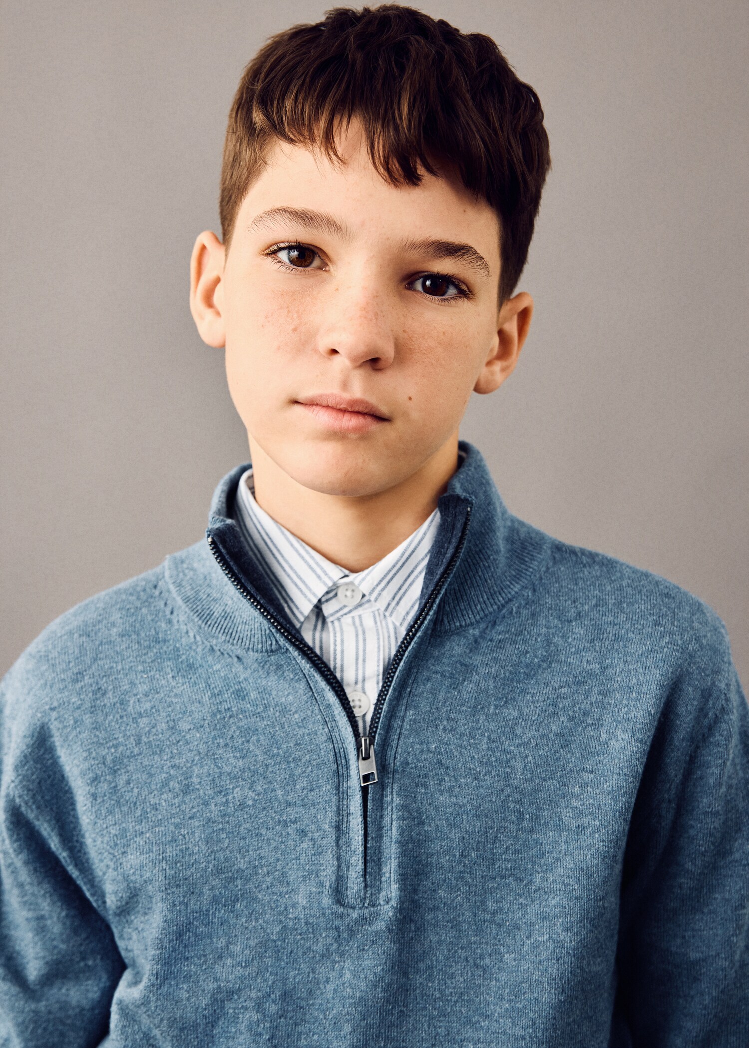 Zip neck jumper - General plane