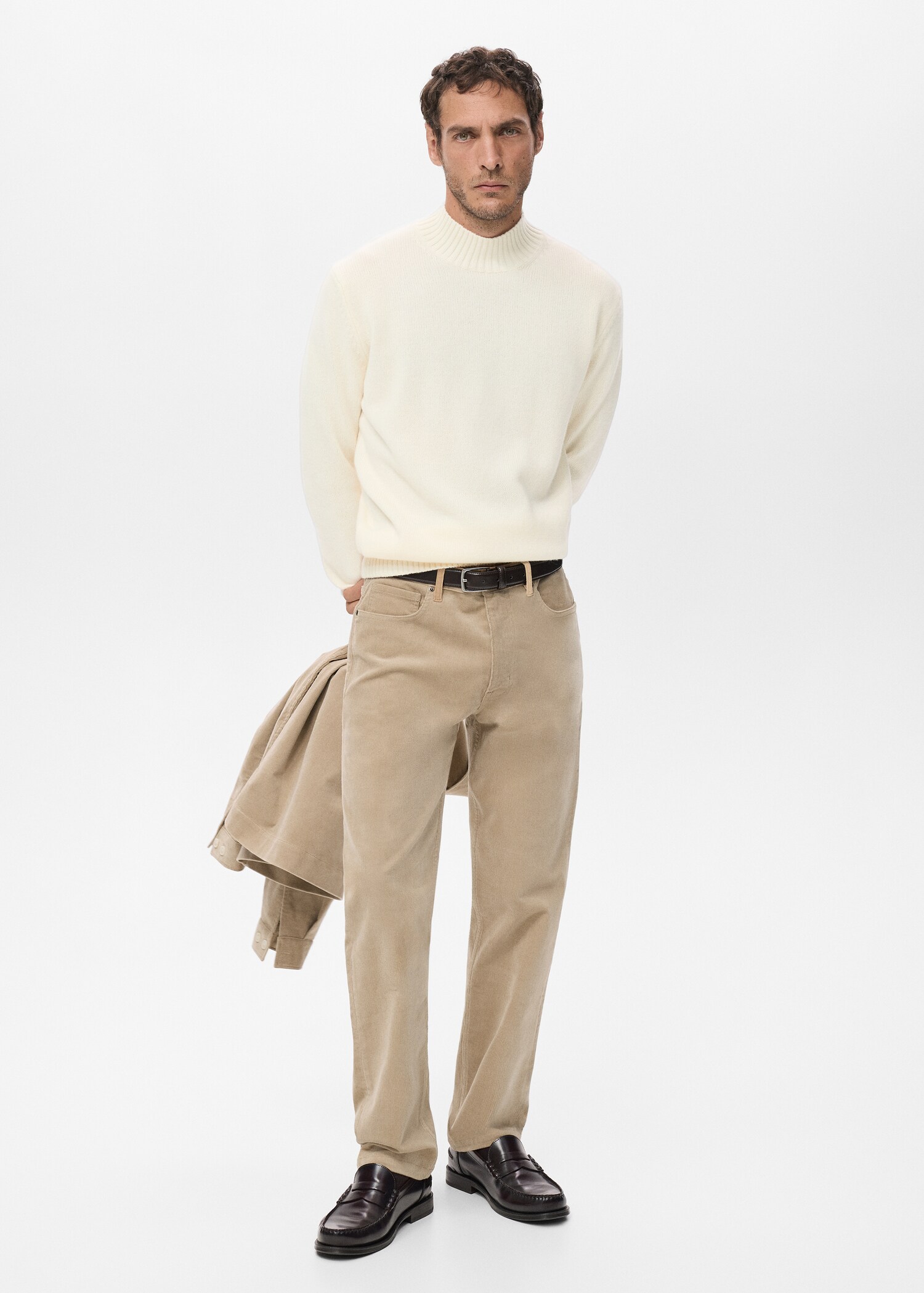 100% Italian wool knitted sweater - General plane