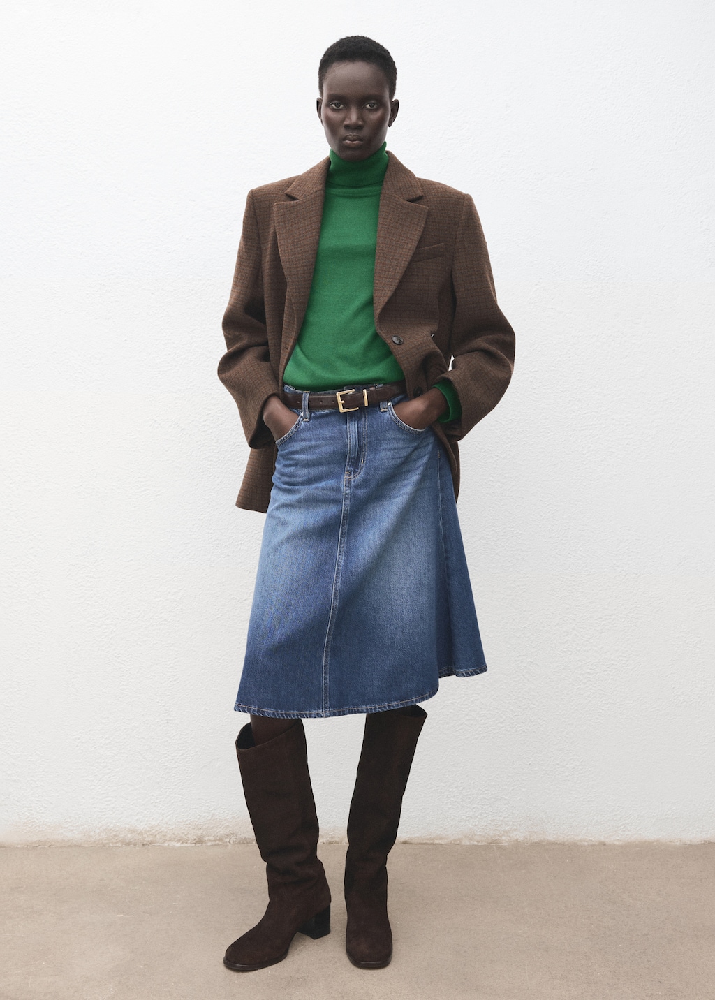 Mango Turtleneck knitted sweater