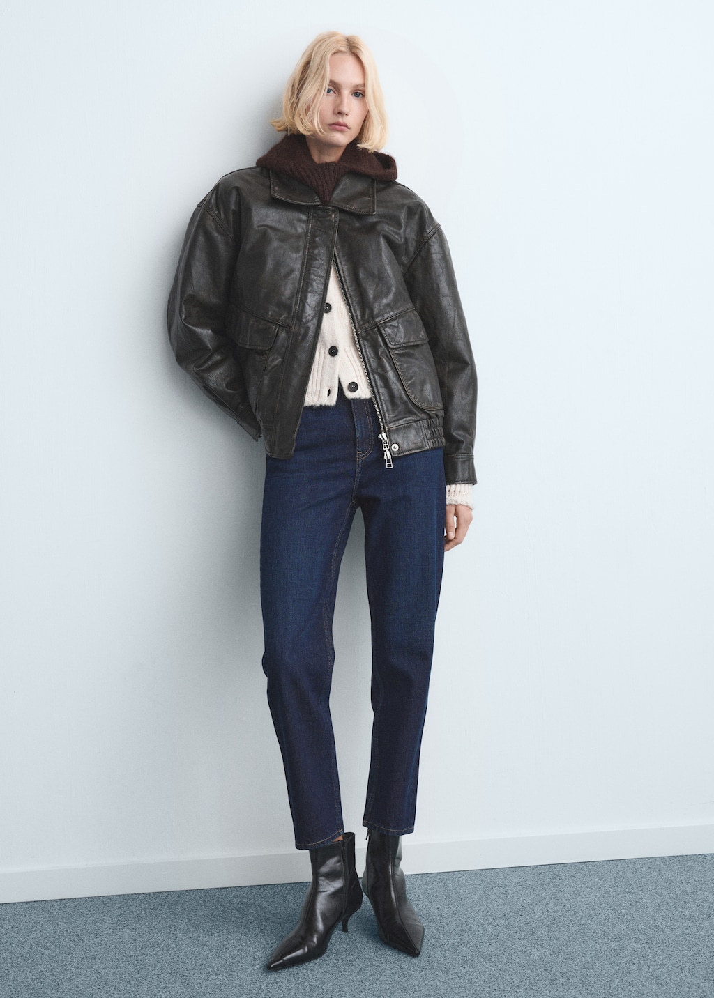 Mango Mom2000 high-rise jeans