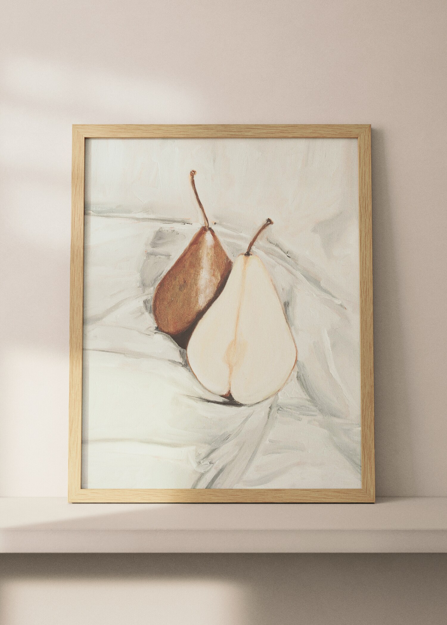 Artistic pear canvas - General plane