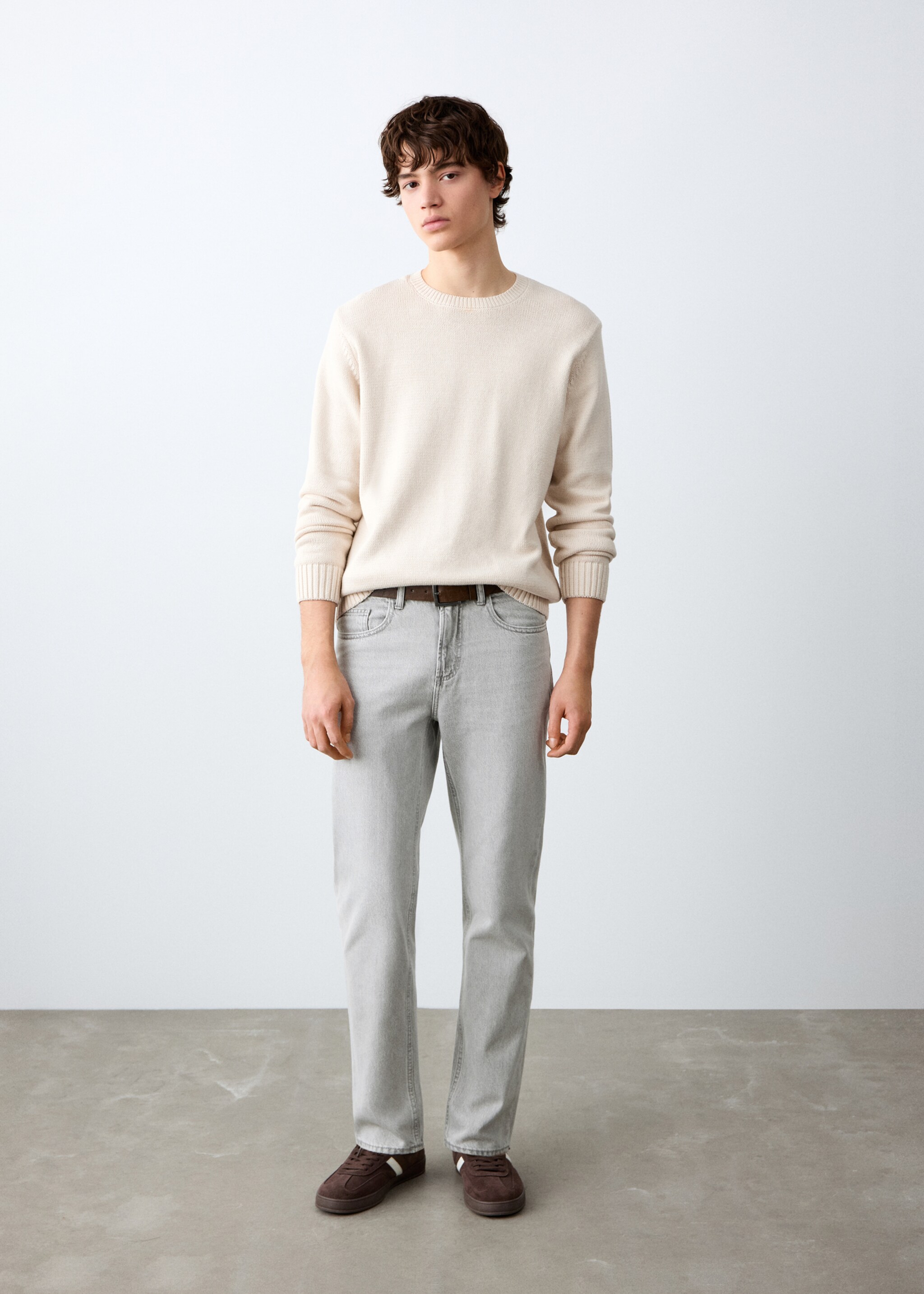 Regular-fit jeans - General plane, Denim Grey. Ref: 27032548-00.