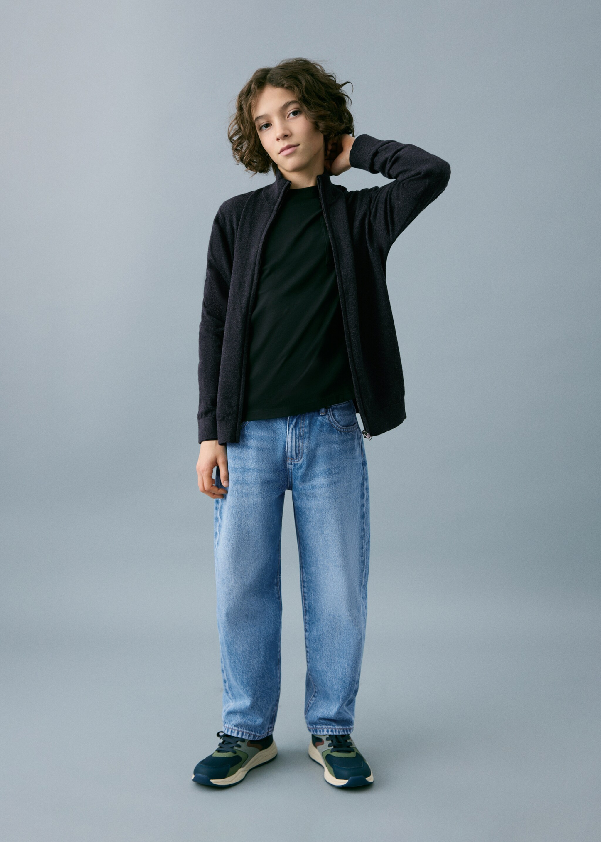 Balloon jeans - General plane, Medium Blue. Ref: 27032889-00.