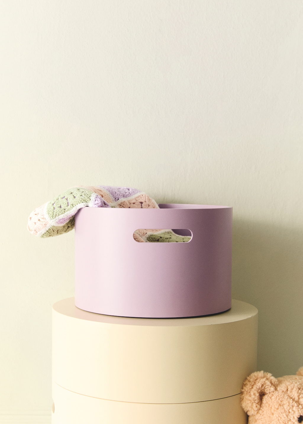 Boîte moyenne en bois pour enfant avec poignée rectangulaire - Home | MANGO France métropolitaine