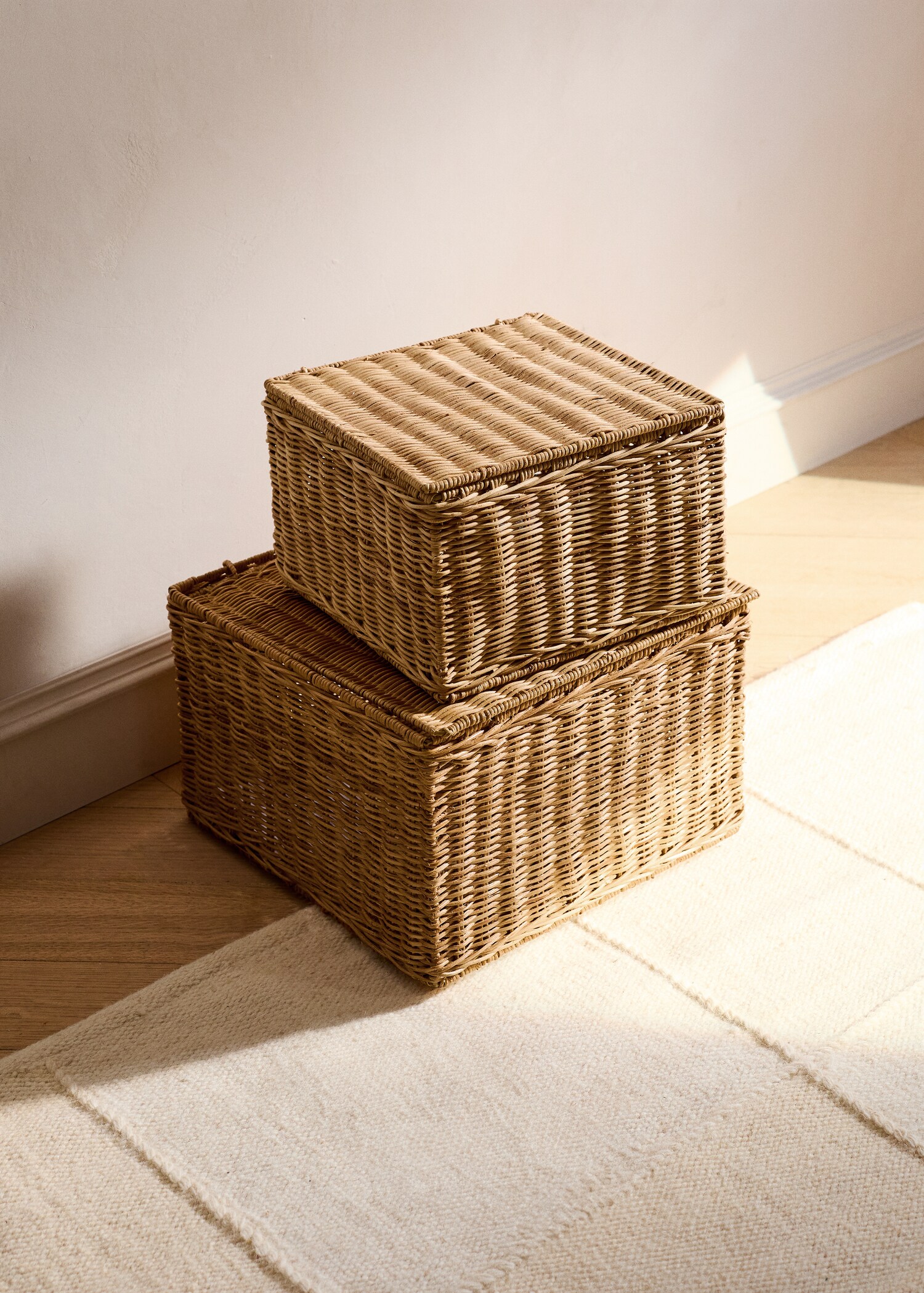 Medium wicker basket - General plane