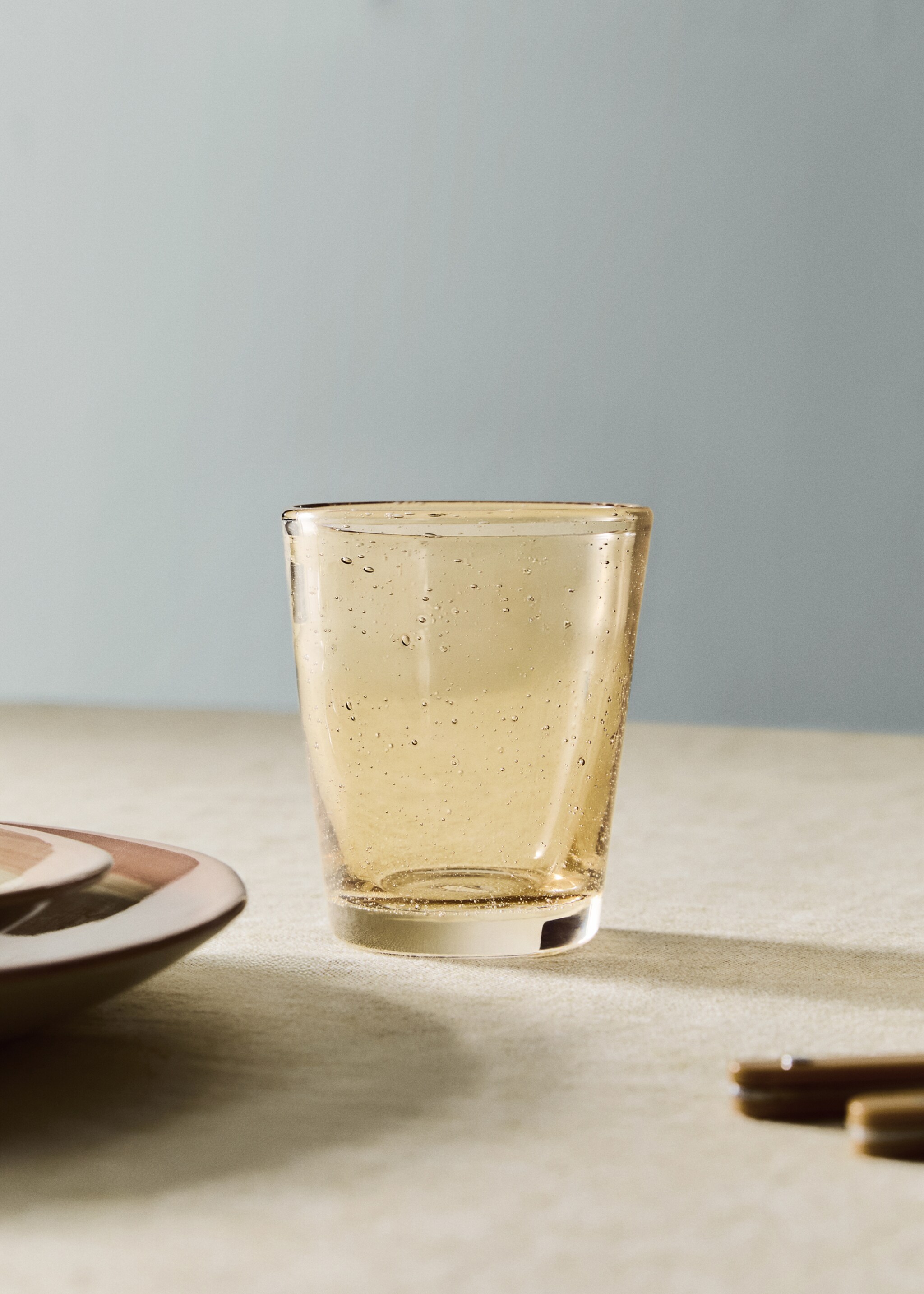 Coloured bubble glass vase - General plane, Orange. Ref: 27033314-00.