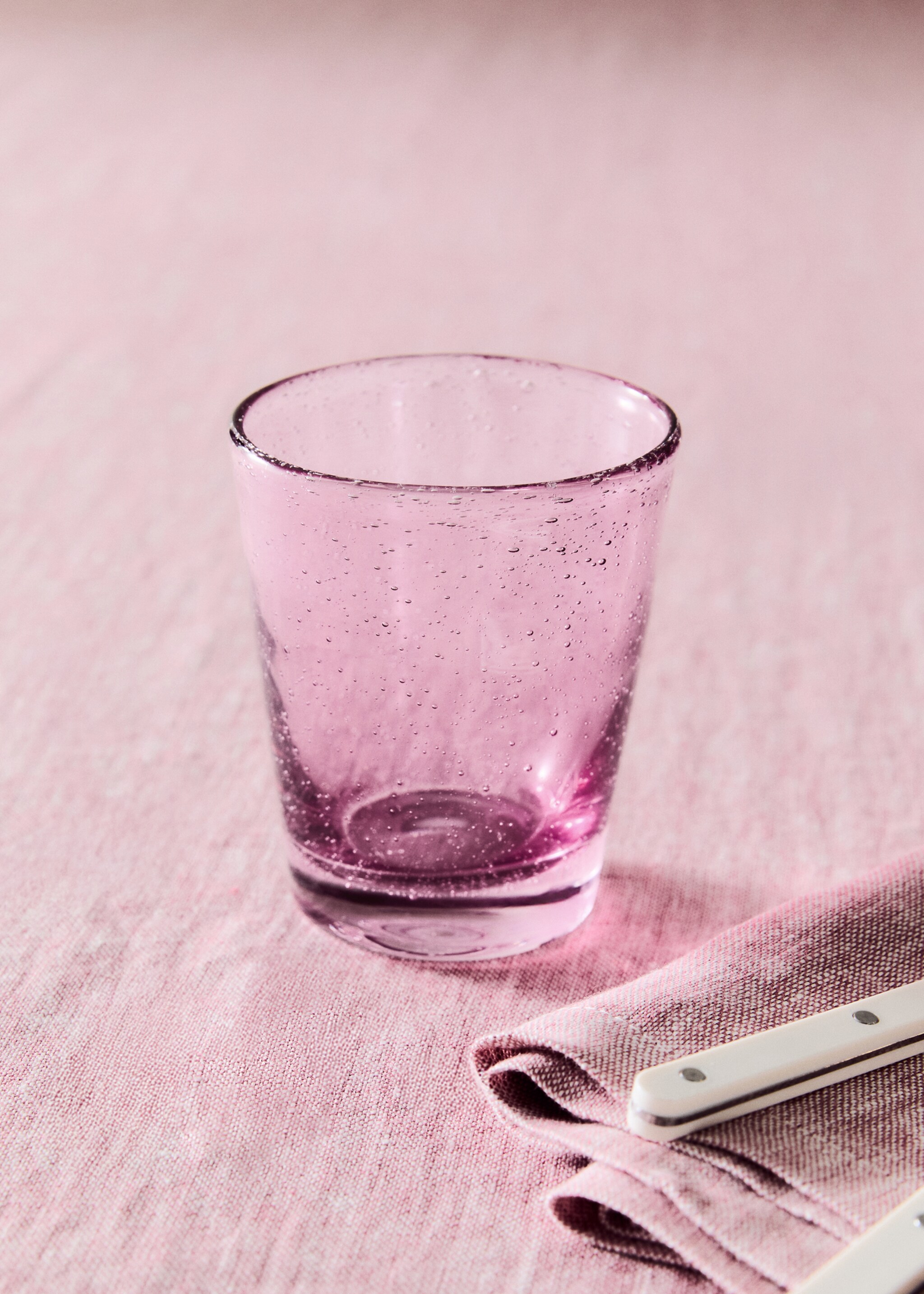 Coloured bubble glass vase - General plane, Purple. Ref: 27033314-00.