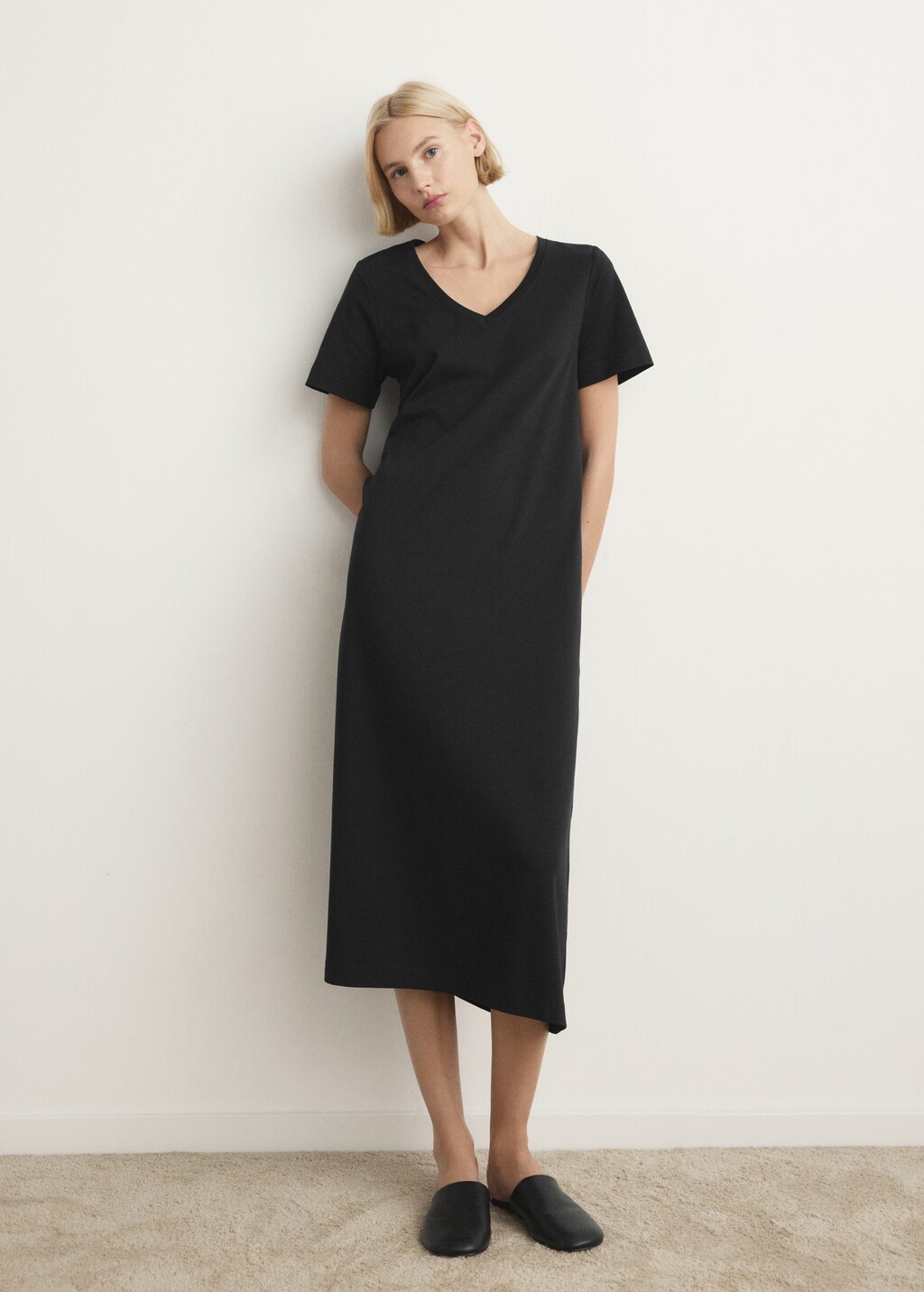 Long 100% cotton nightgown - image 2