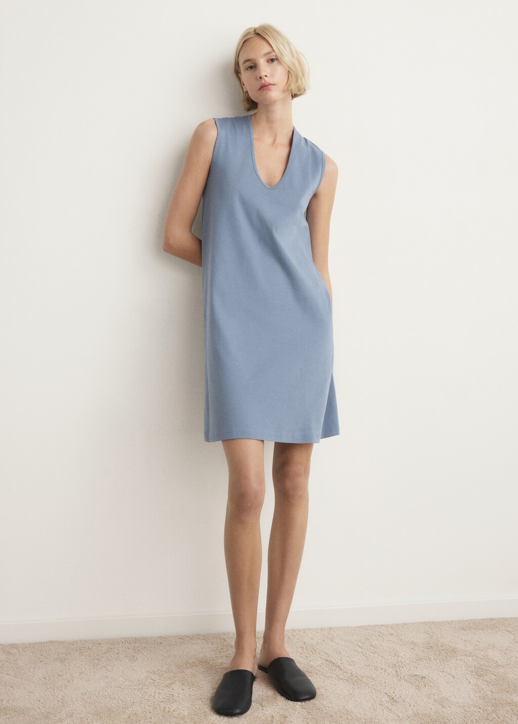 100% cotton short nightgown - image 2