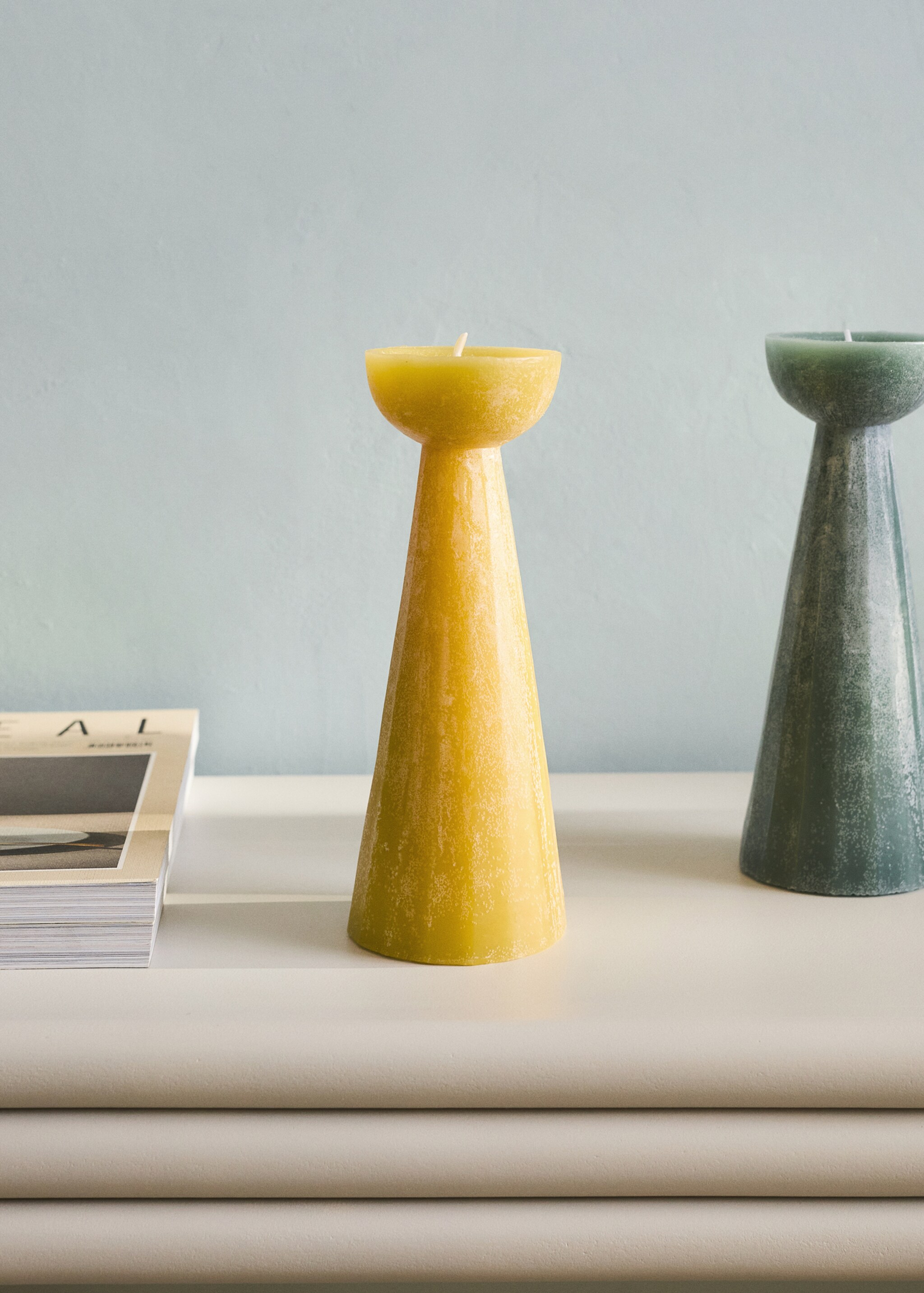 Decorative candle colour - General plane, Ochre. Ref: 27033338-00.