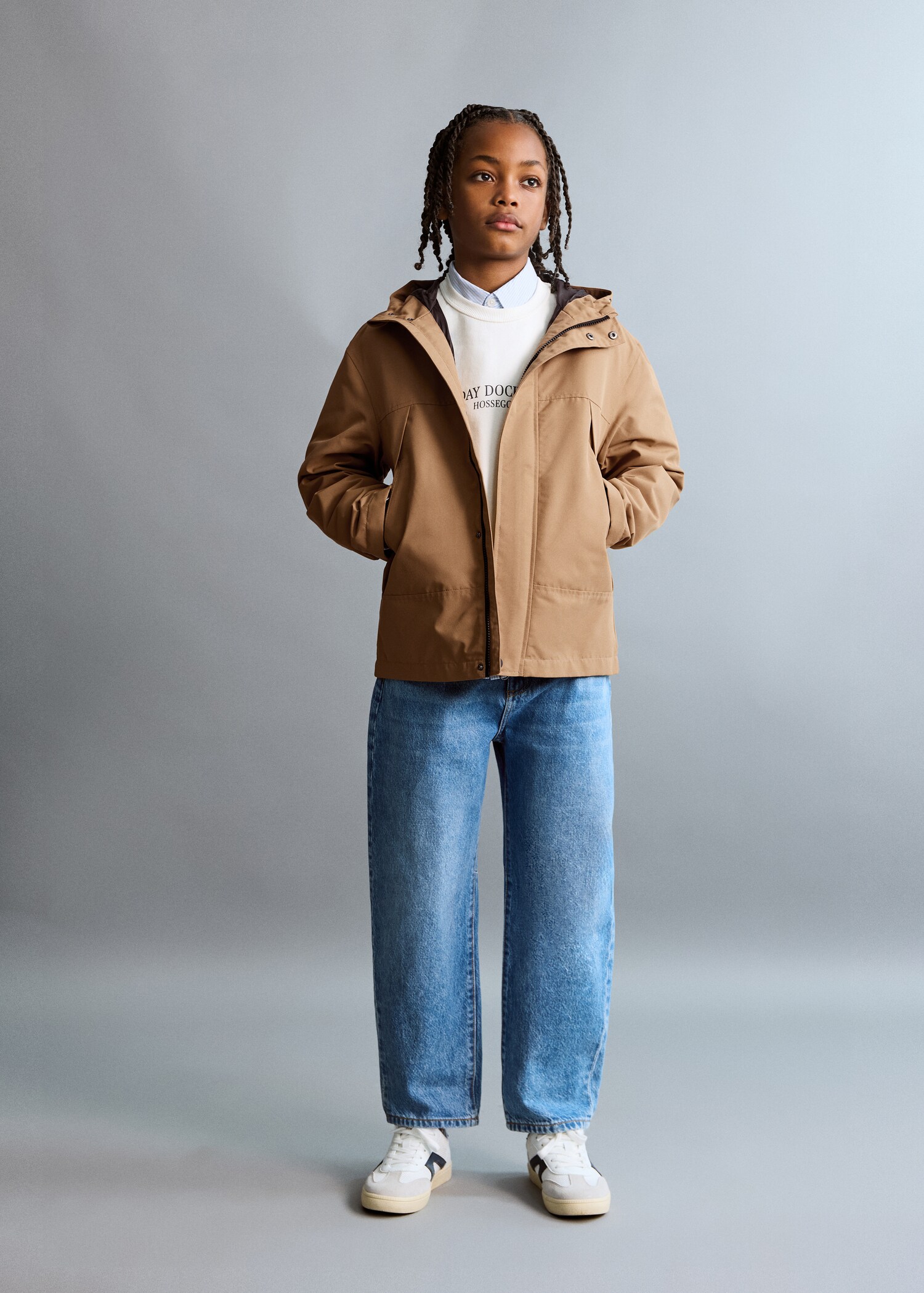 Parka capuche - Plan général