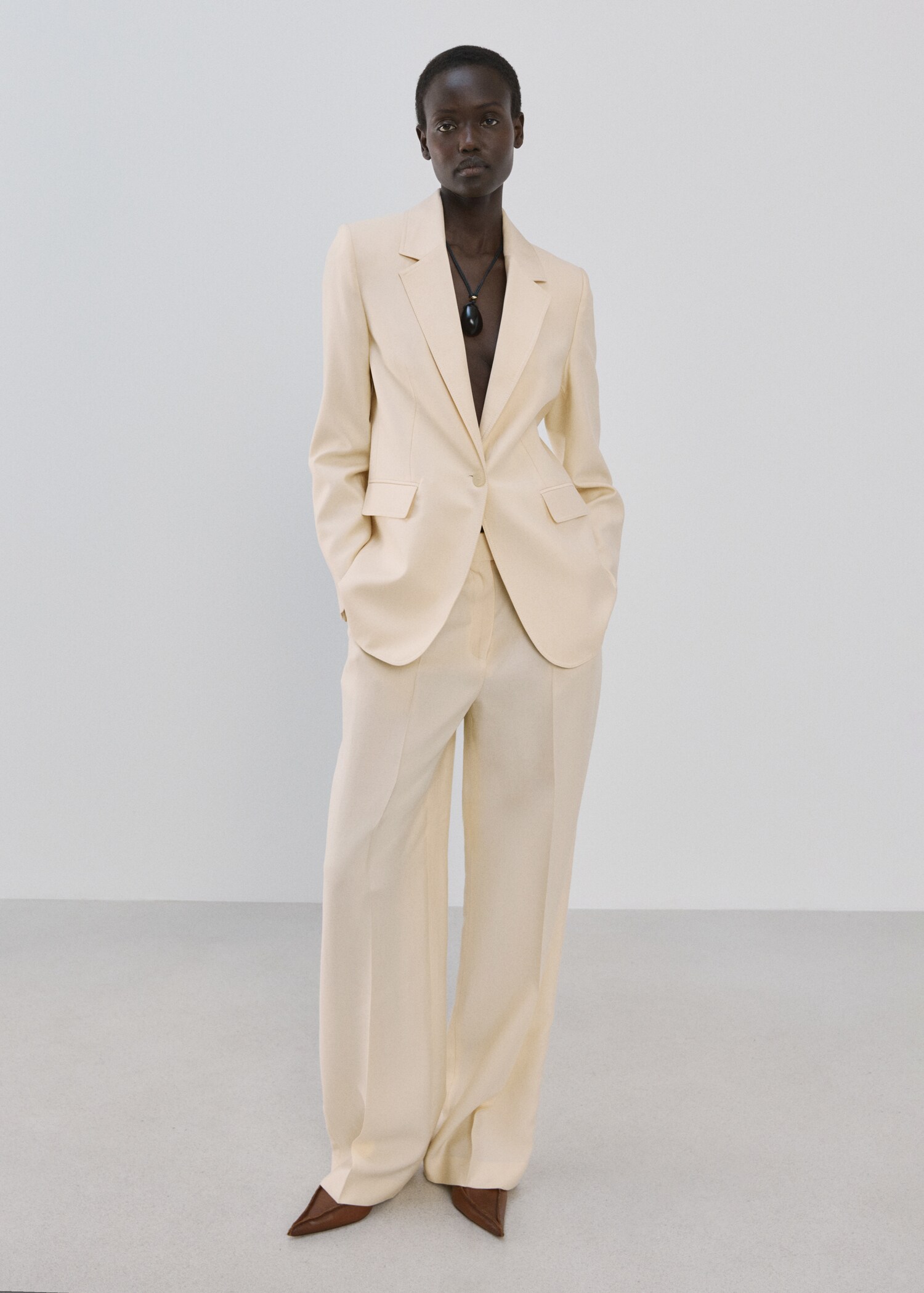 Lyocell blazer - Overzichtstekening