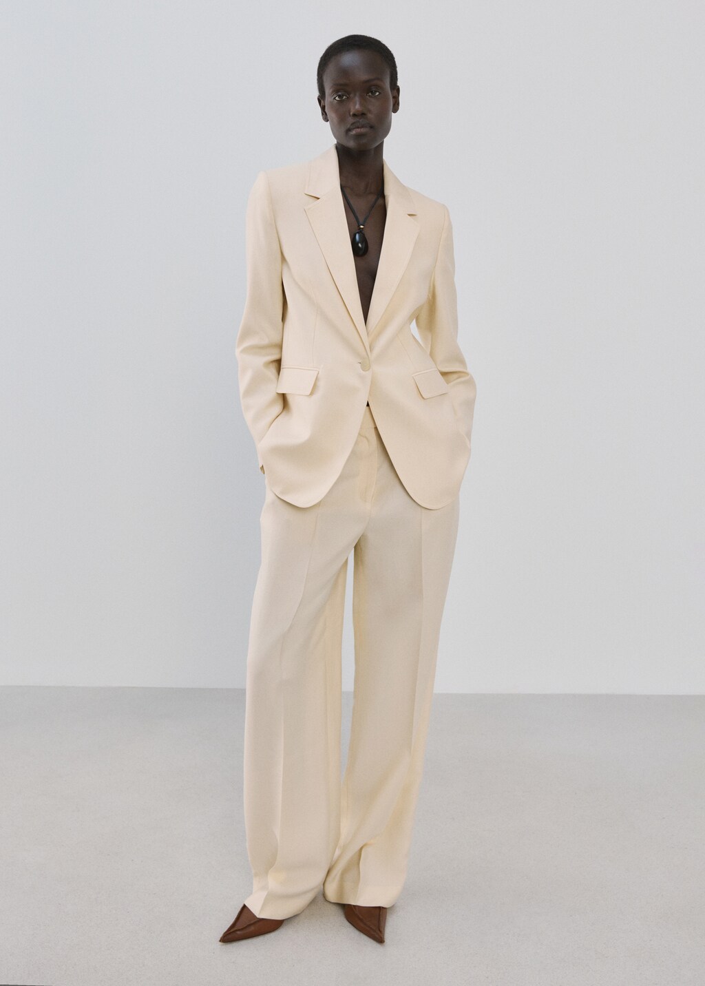 Lyocell suit blazer