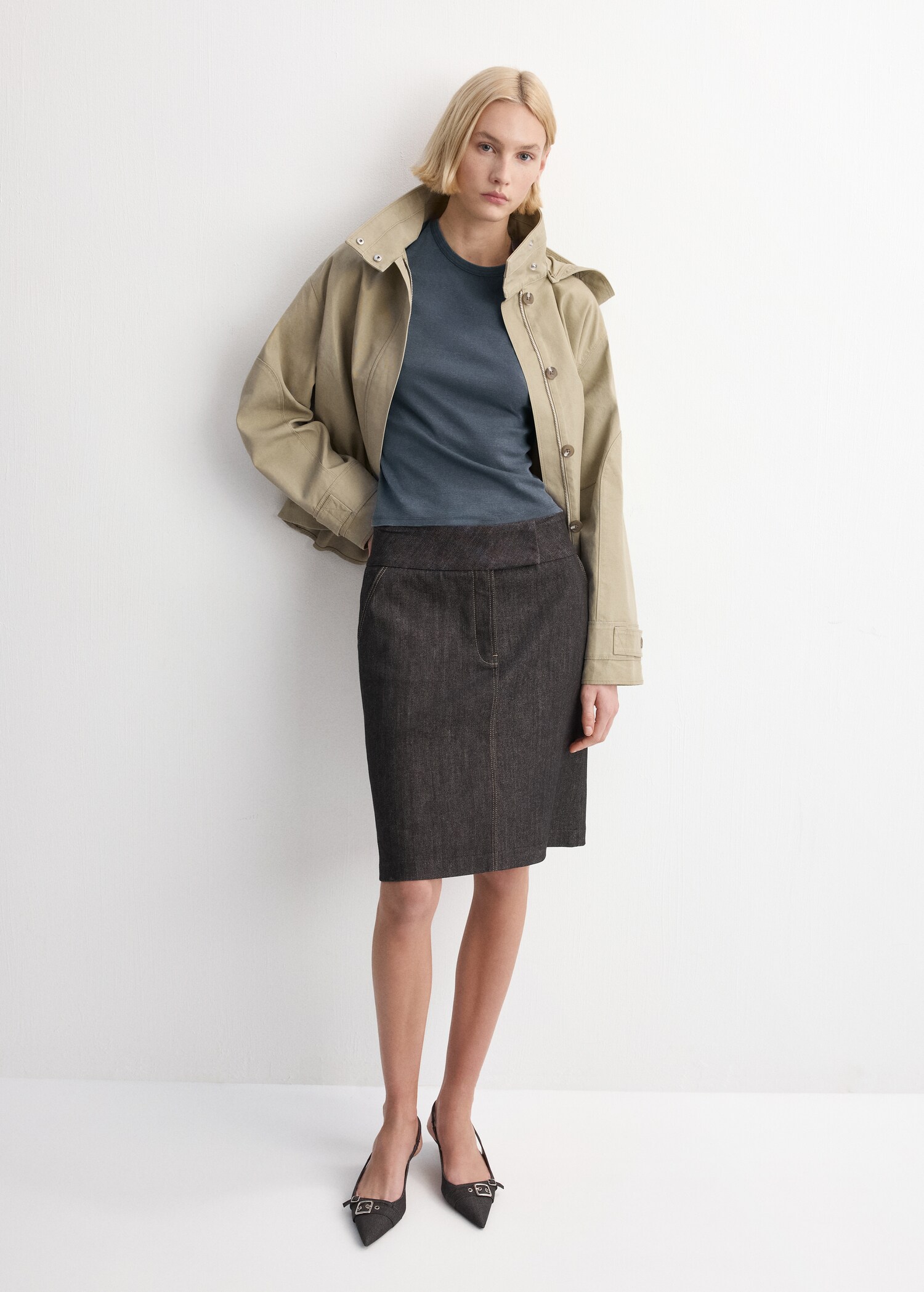 T-shirt coton coutures - Plan général