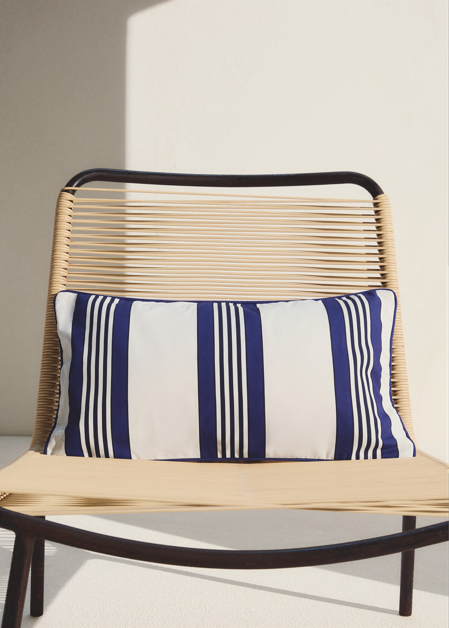 Cotton striped cushion cover 30x50 cm - General plane