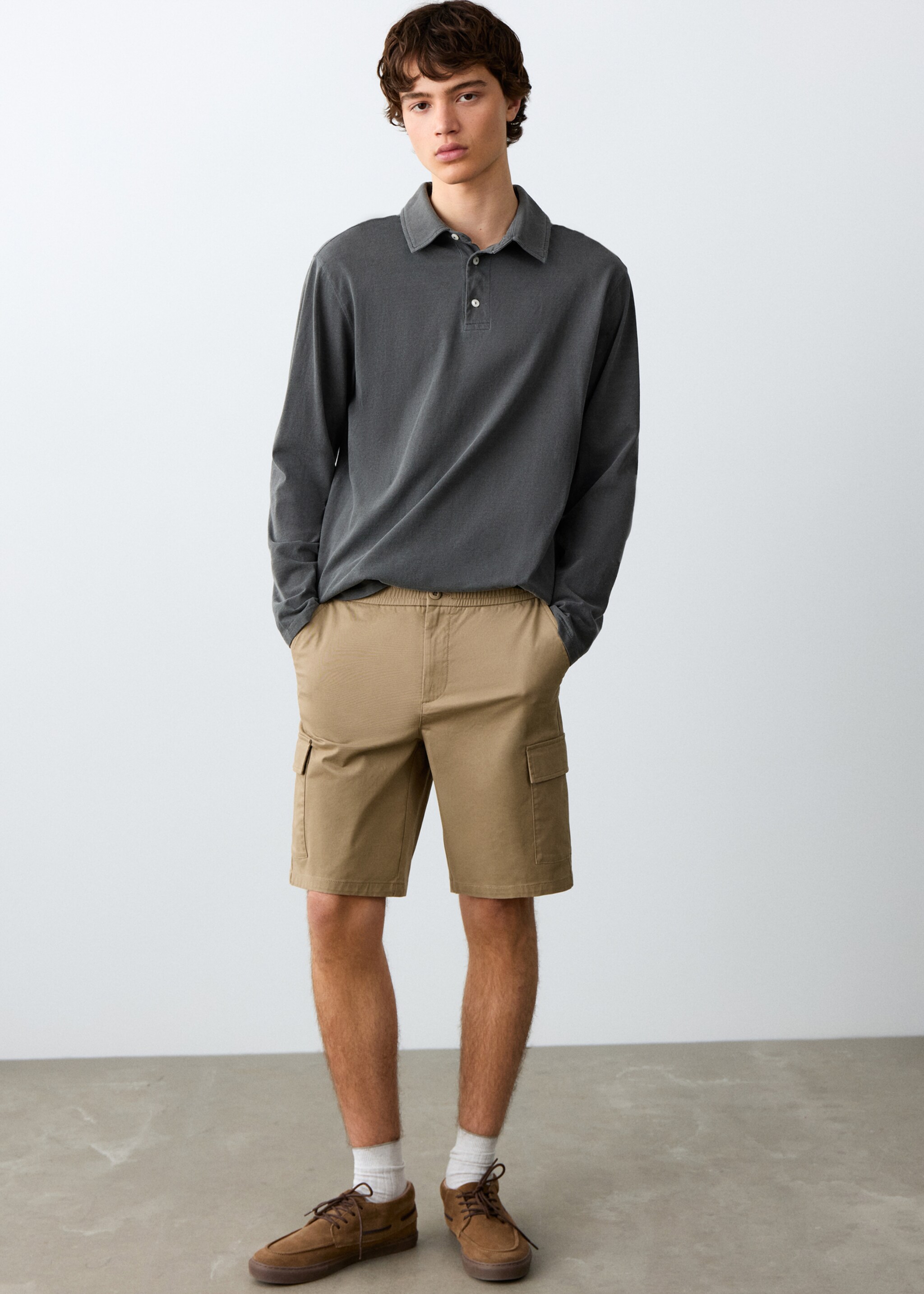 Cargo Bermuda shorts - General plane, Sand. Ref: 27035933-00.