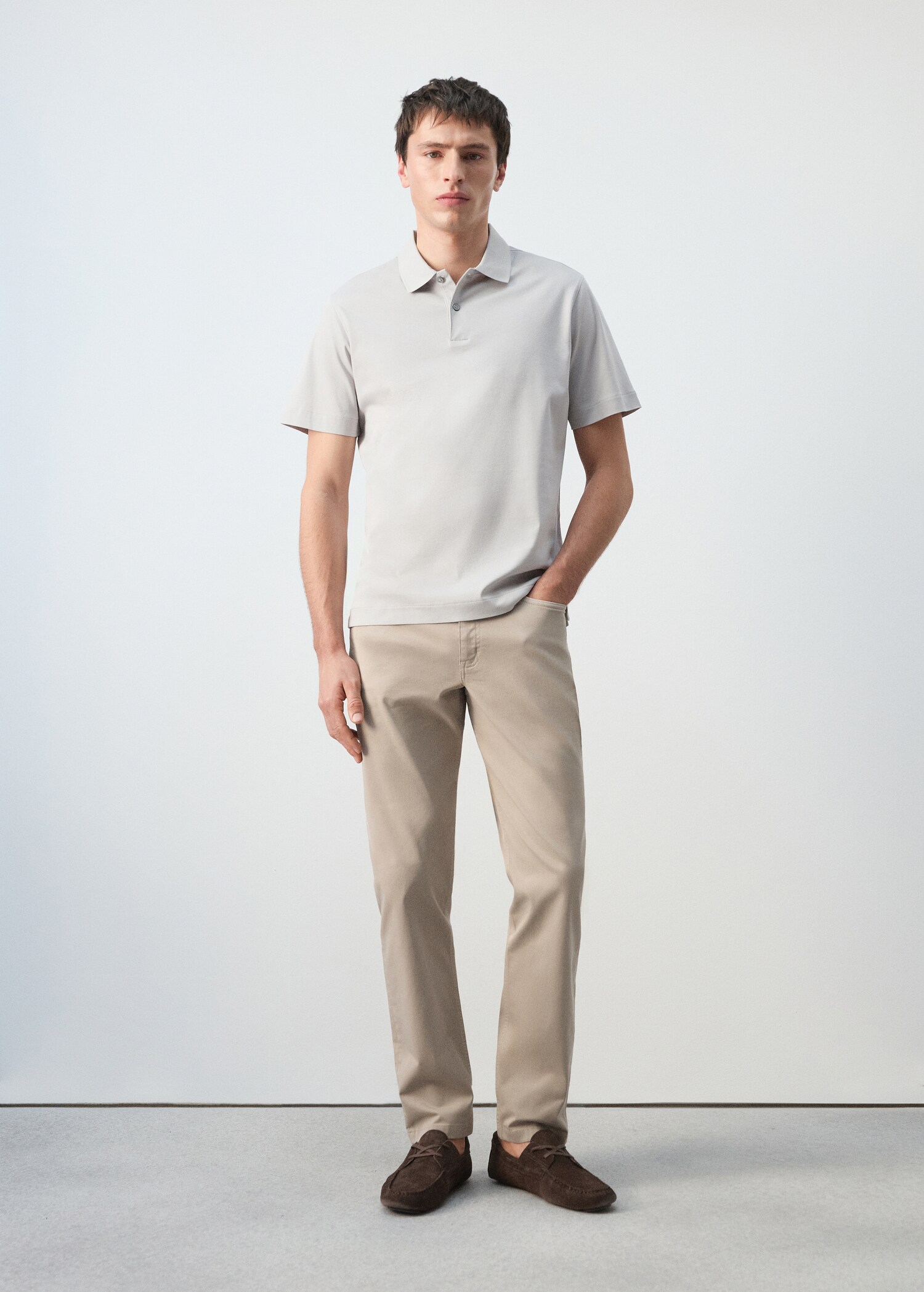 Jean 100 % coton coupe regular - Plan général