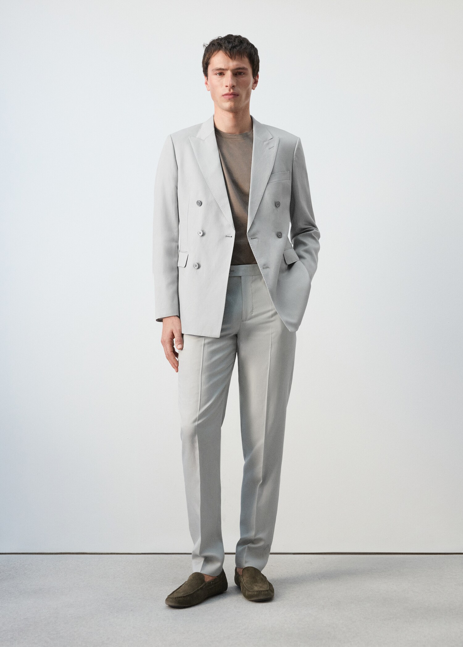 Americana traje Amalfi slim fit cruzada - Plano general