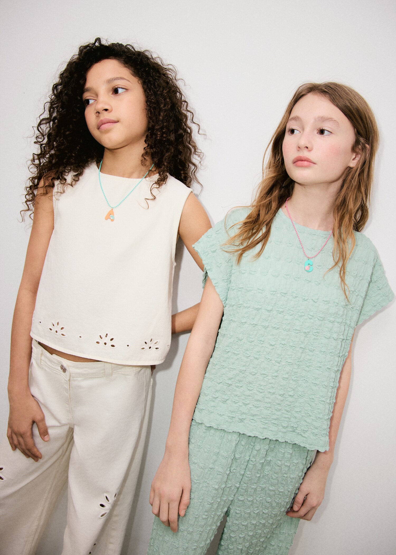 Blouse texturée nœud - Plan général