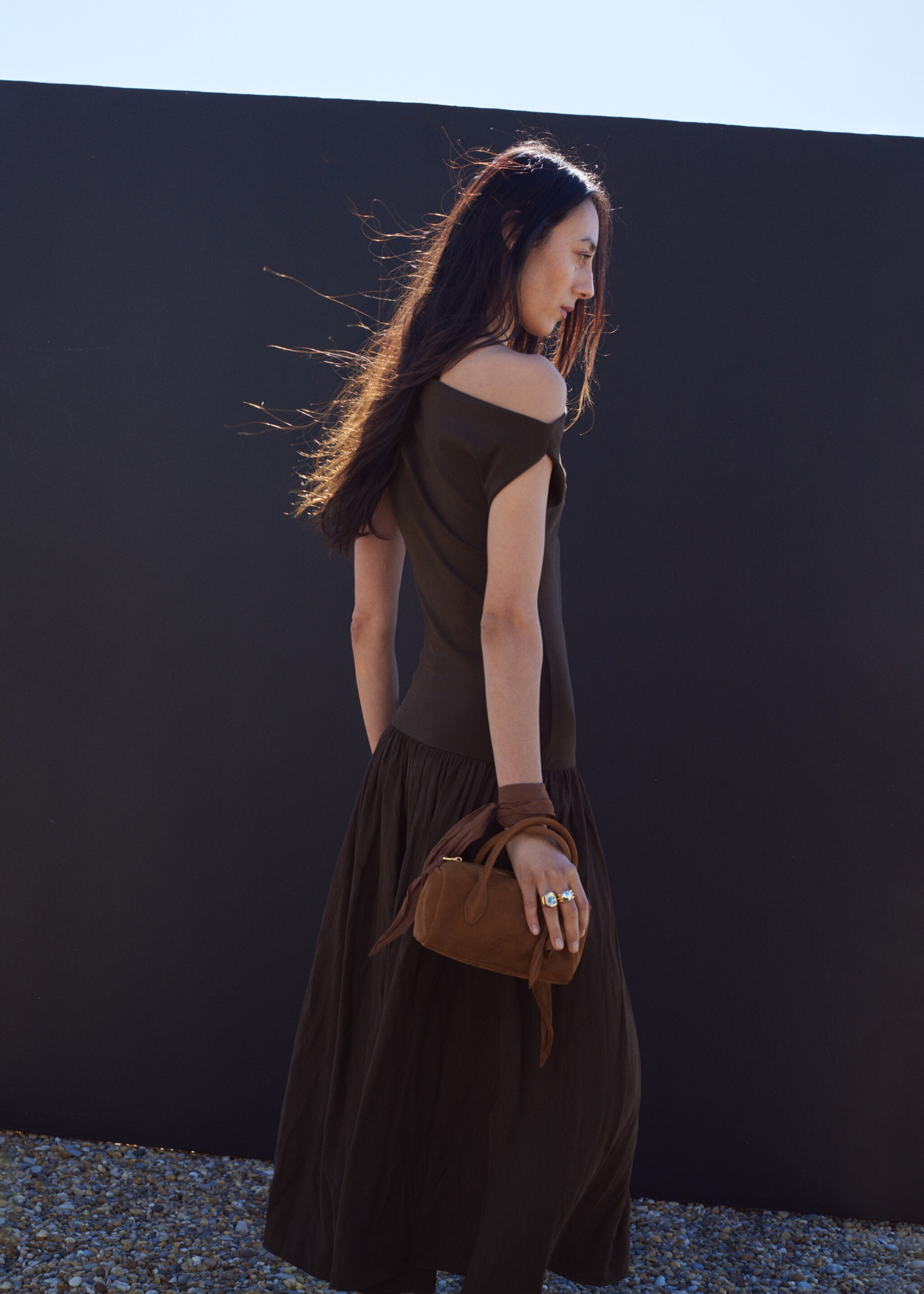 Leather handbag - General plane, Leather. Ref: 27035988-00.