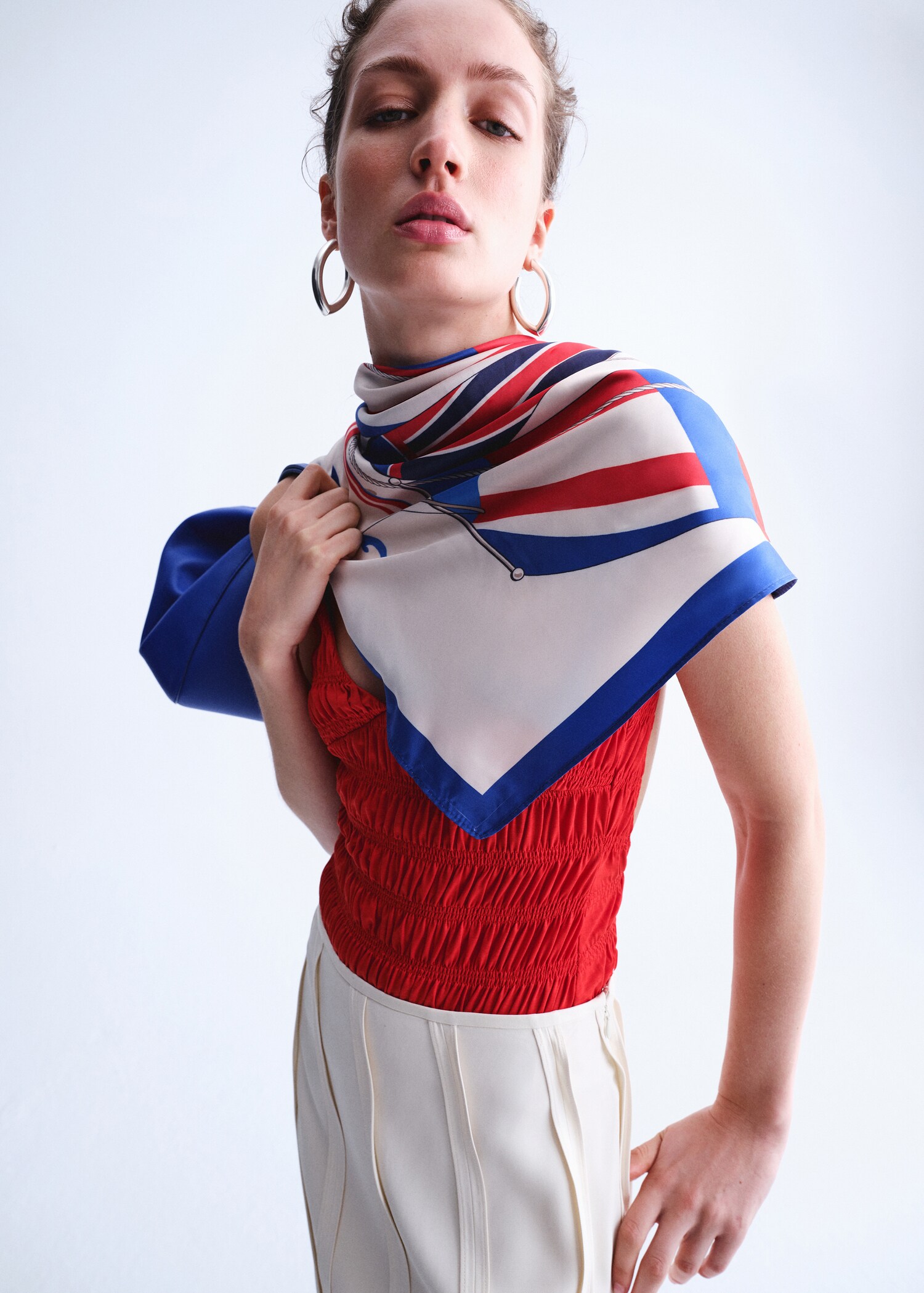 Boat print scarf - General plane