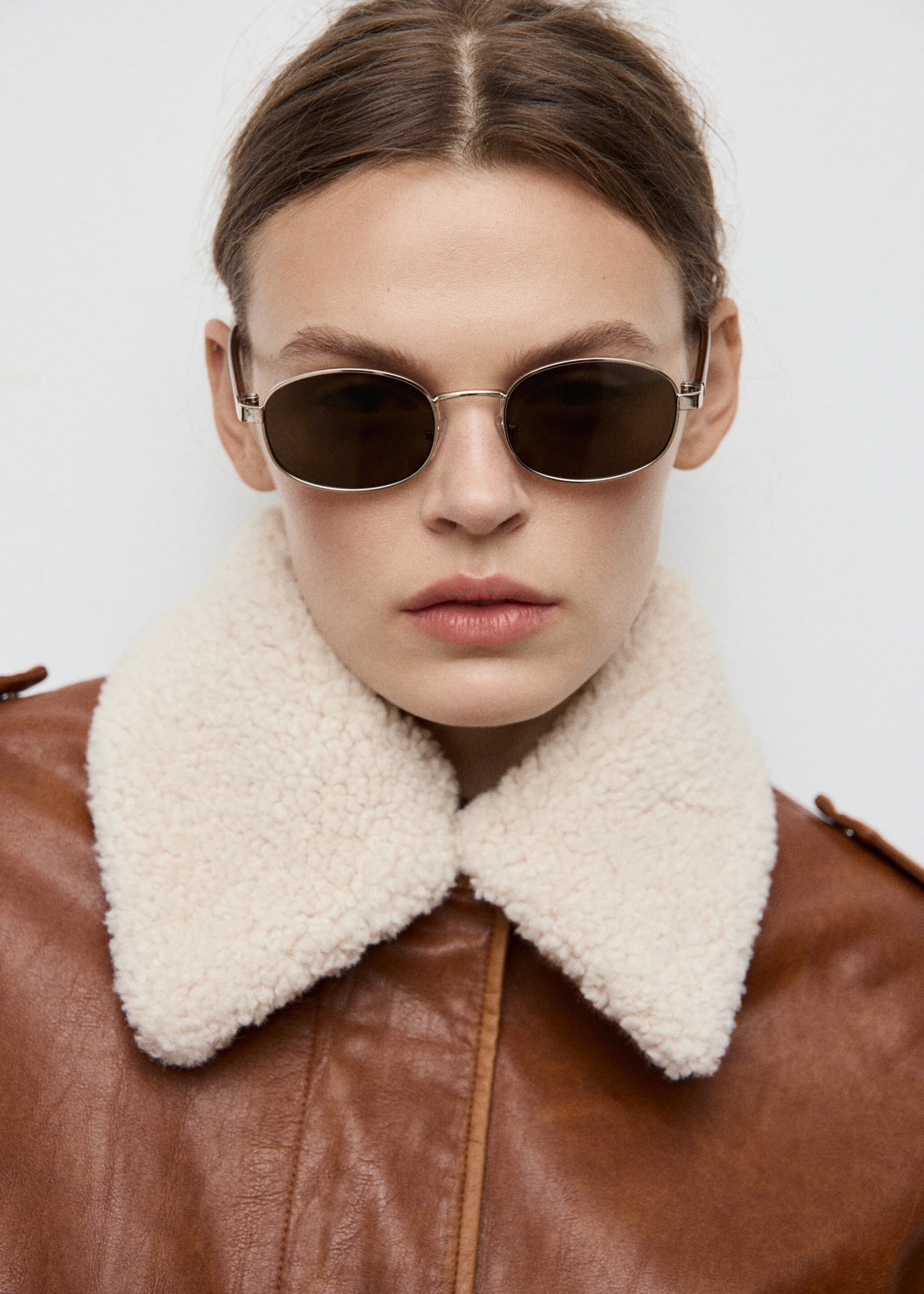 Lunettes de soleil monture métallique - Plan général, Or. Ref: 27041180-00.