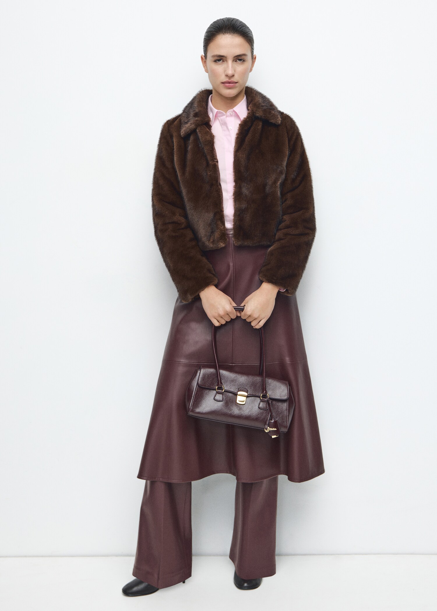 Slim-fit poplin shirt - General plane