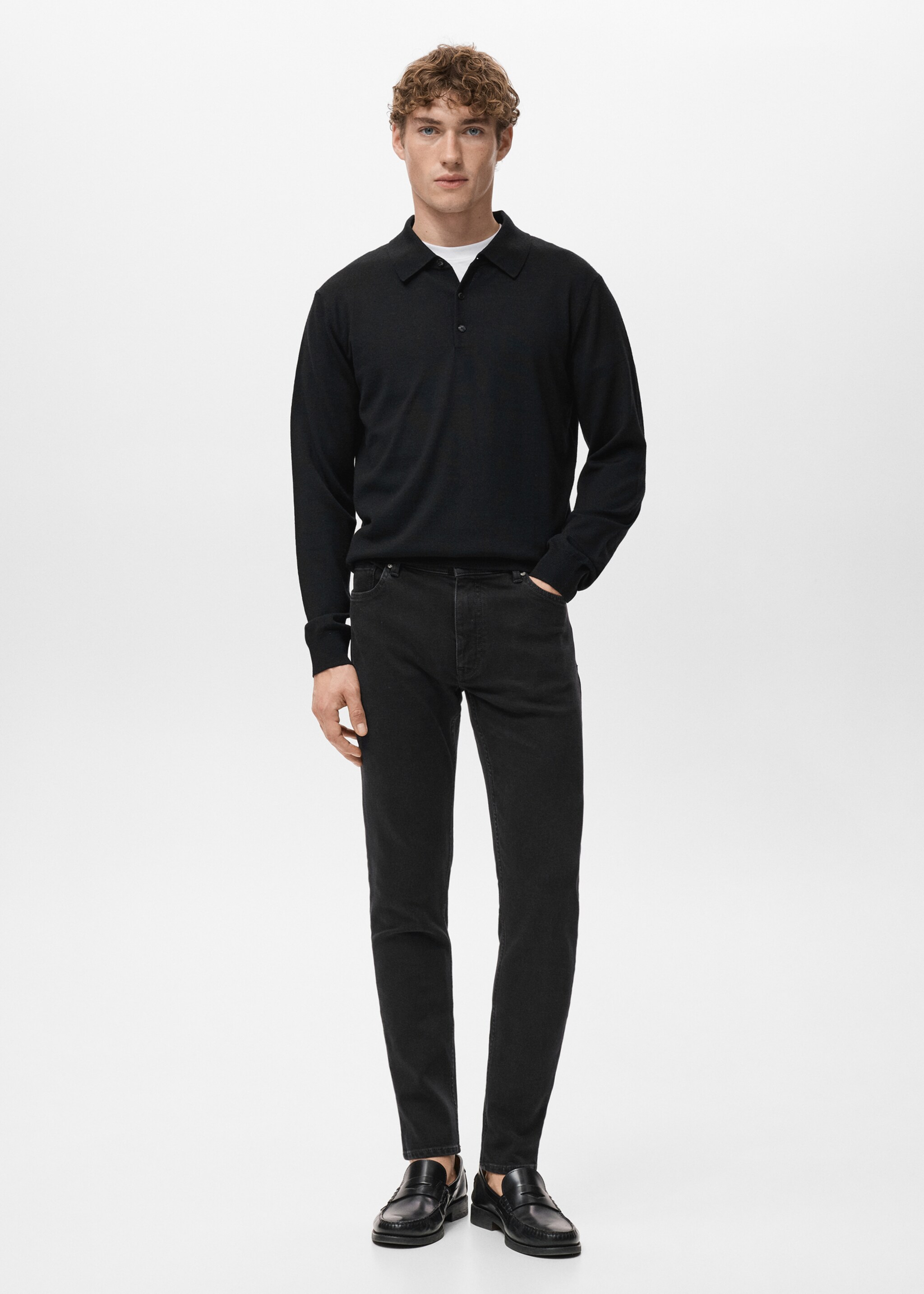 주드 스키니핏 진 - 일반 평면도, Black denim. Ref: 27041243-00.