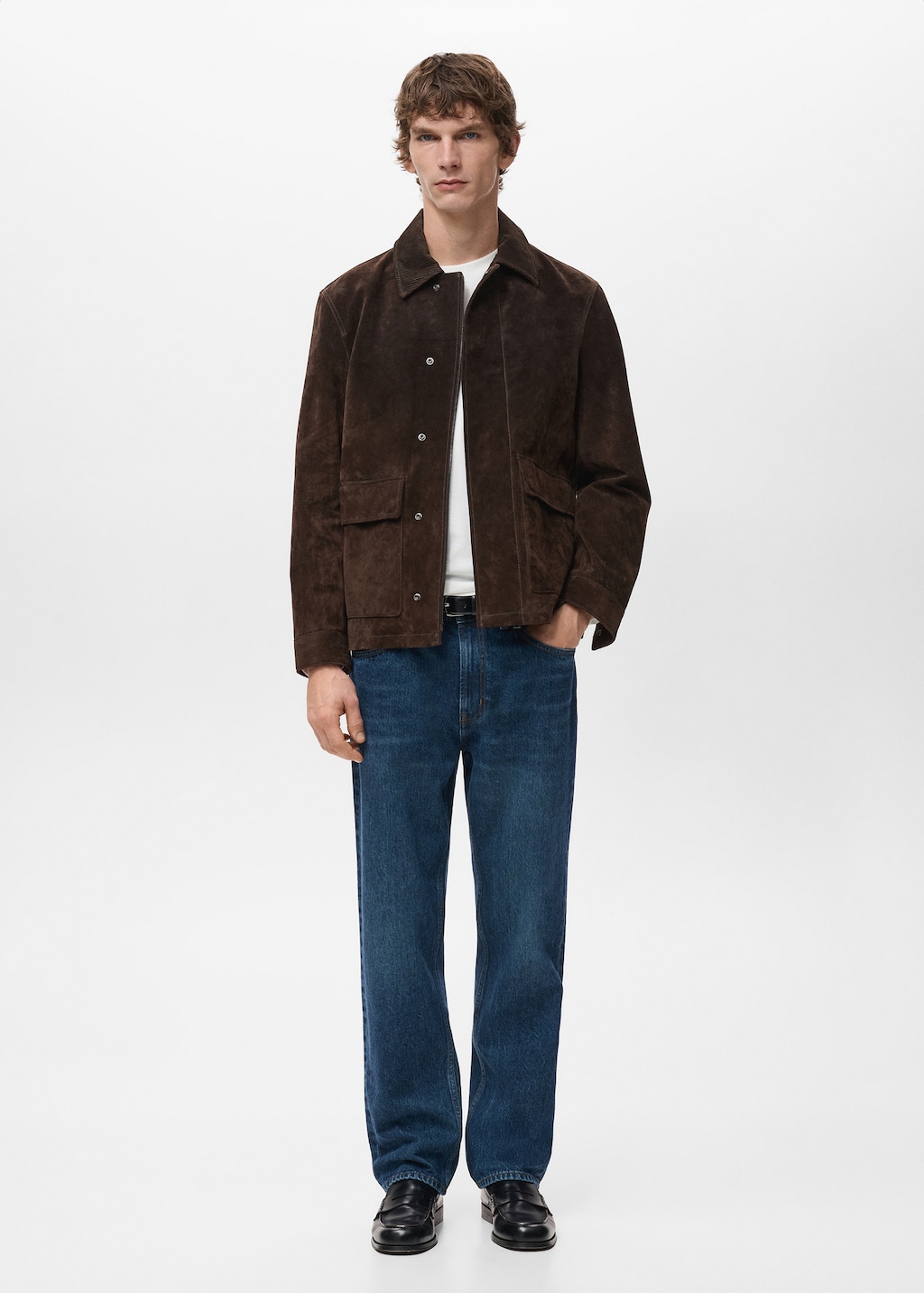 Moby straight-fit dark-wash jeans