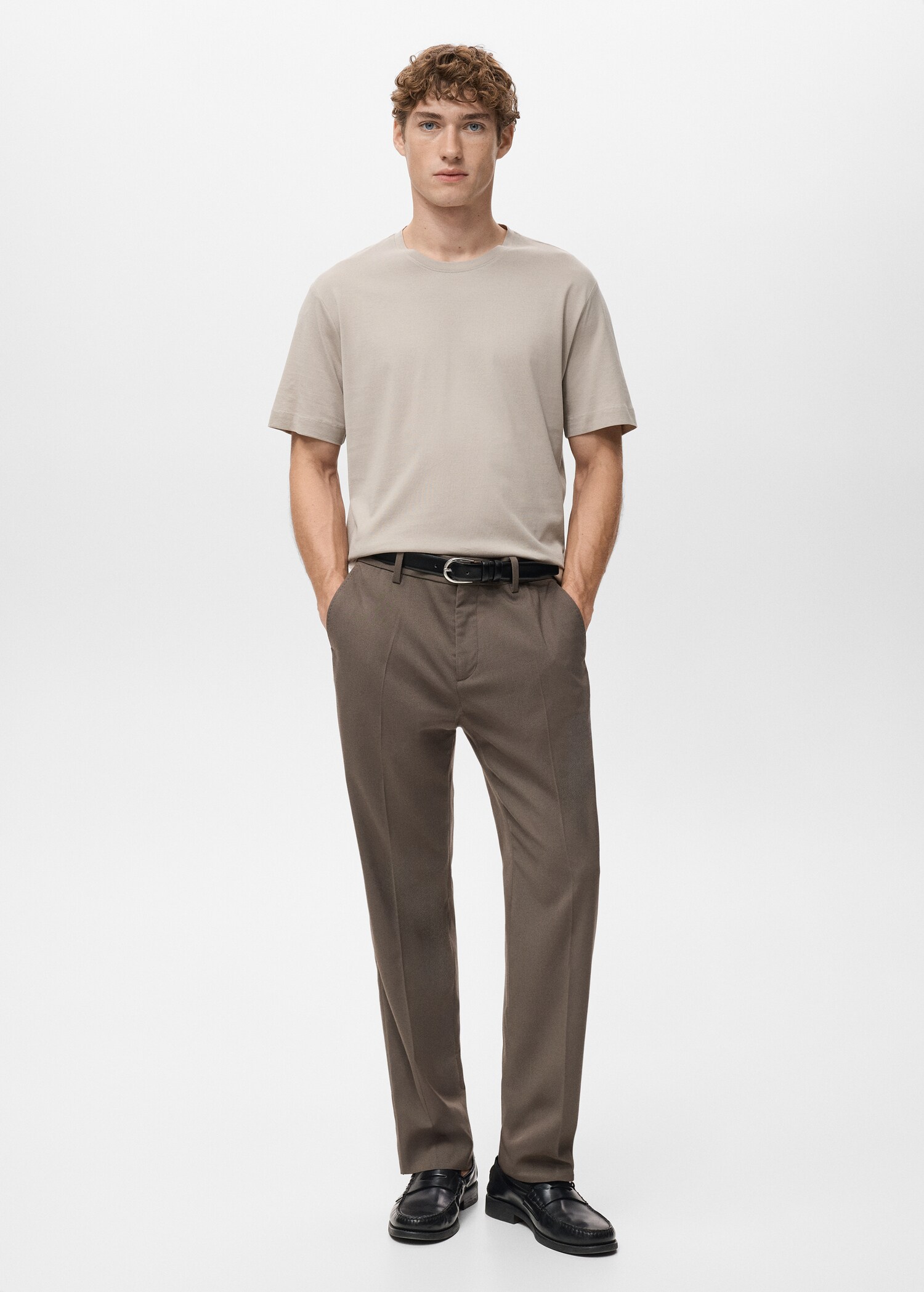 T-shirt 100 % coton regular-fit - Plan général