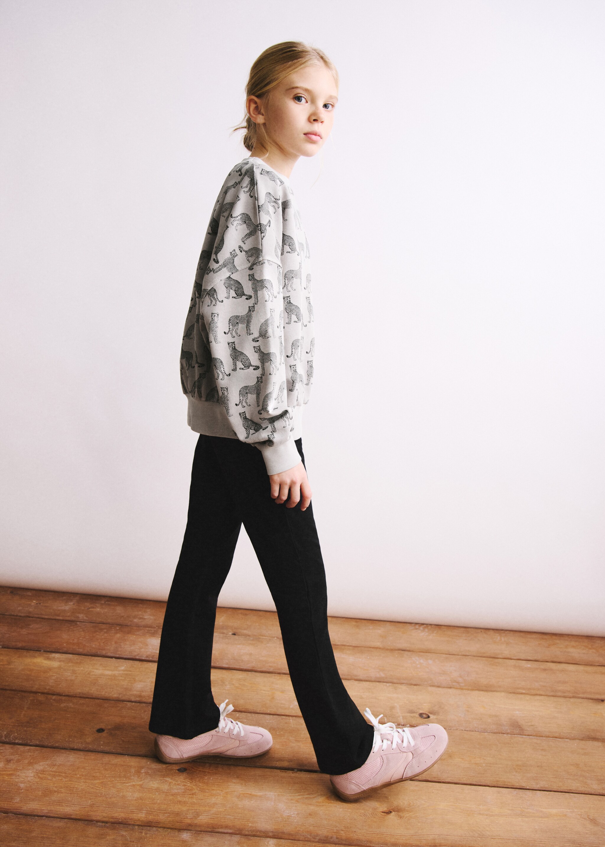 Flared leggings - General plane, Black. Ref: 27041265-00.