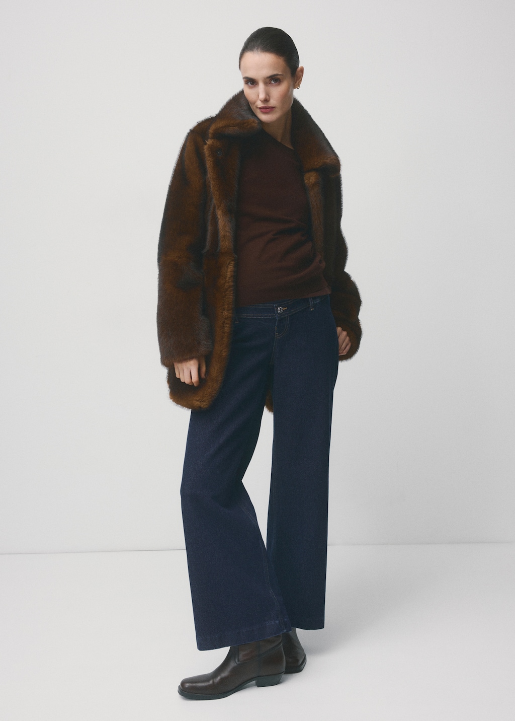 Mango Wide leg maternity jeans