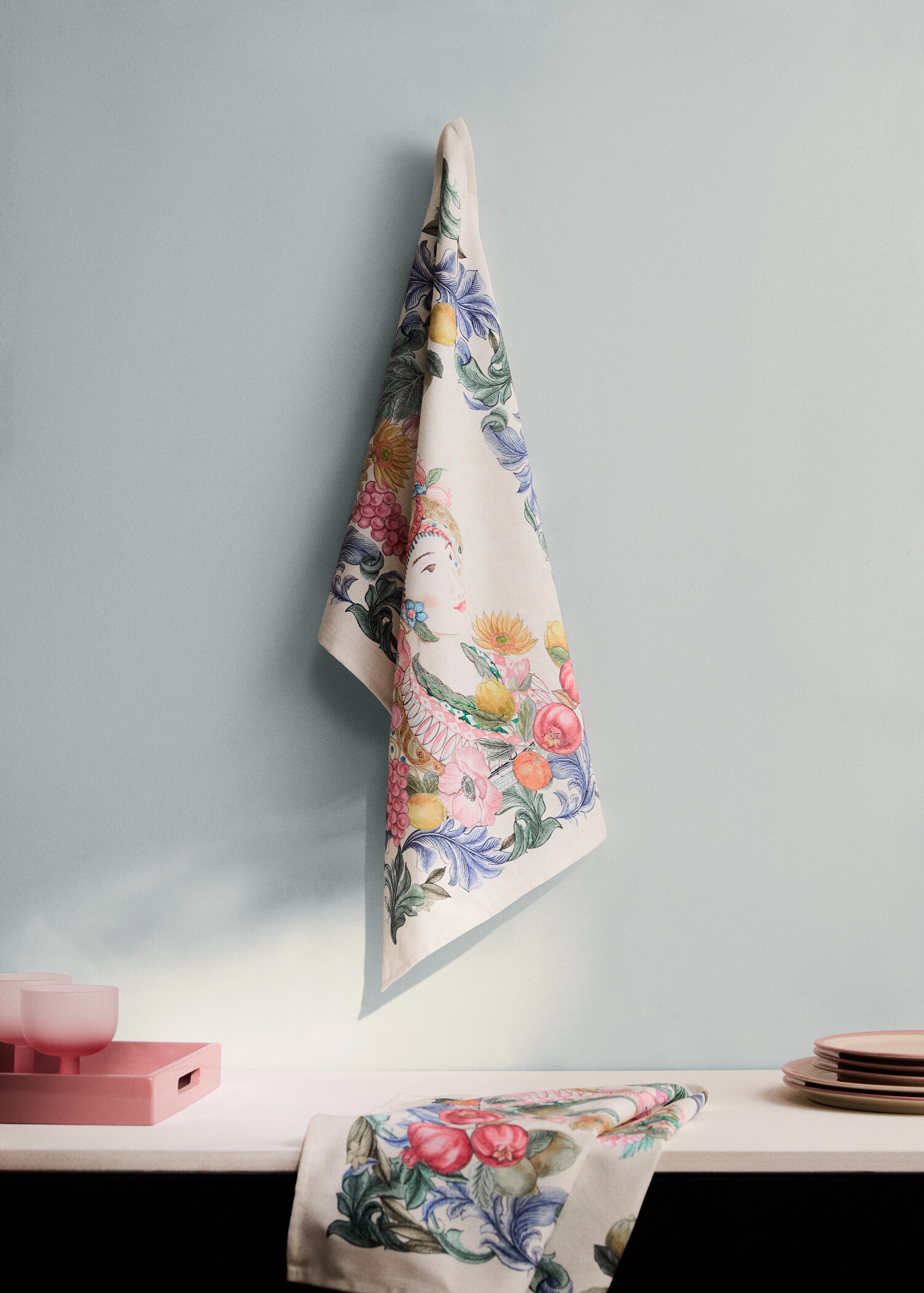 Küchenhandtücher mit Obstmuster - Allgemeine Ansicht