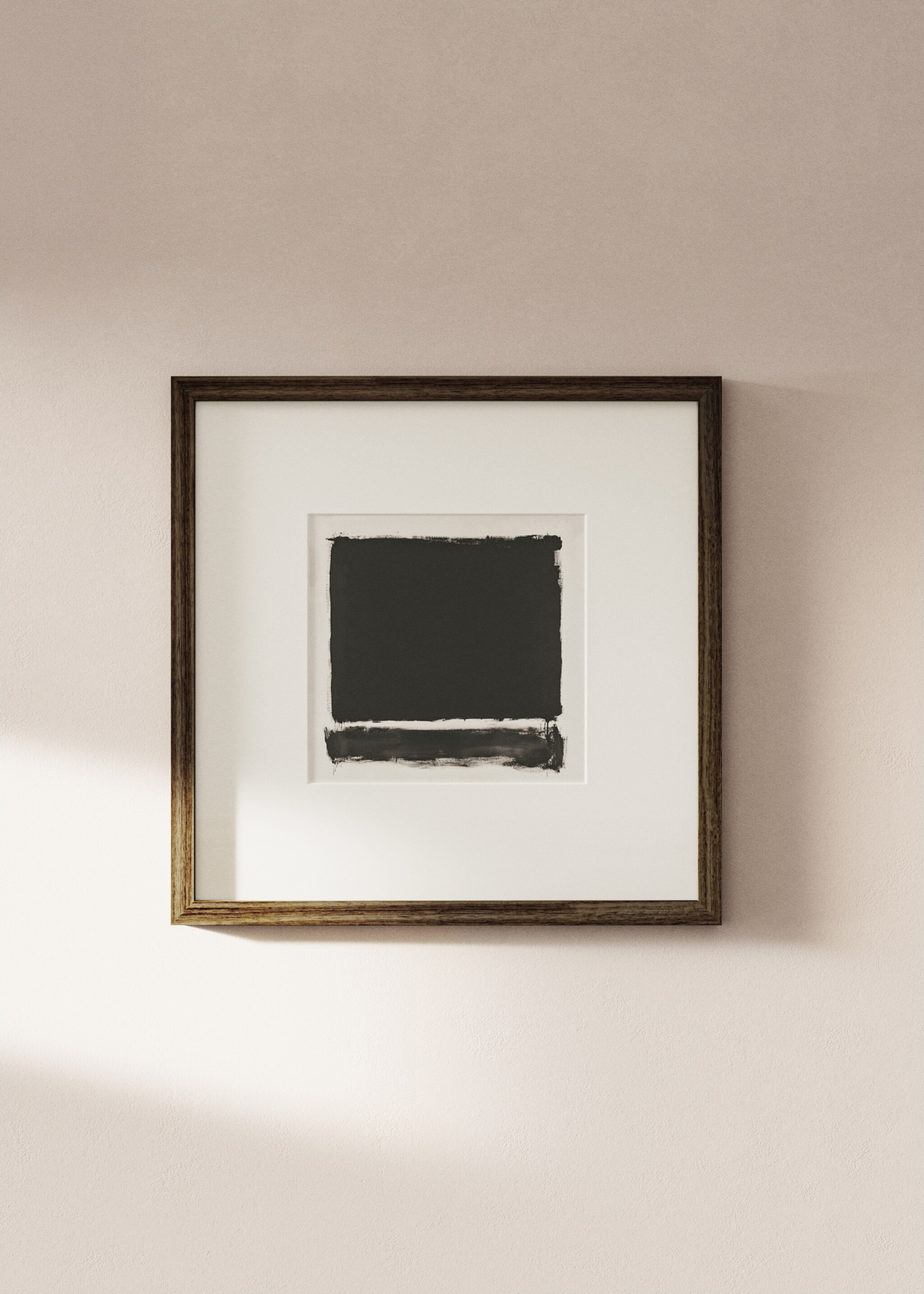 Abstract art canvas - General plane, Black. Ref: 27041346-00.