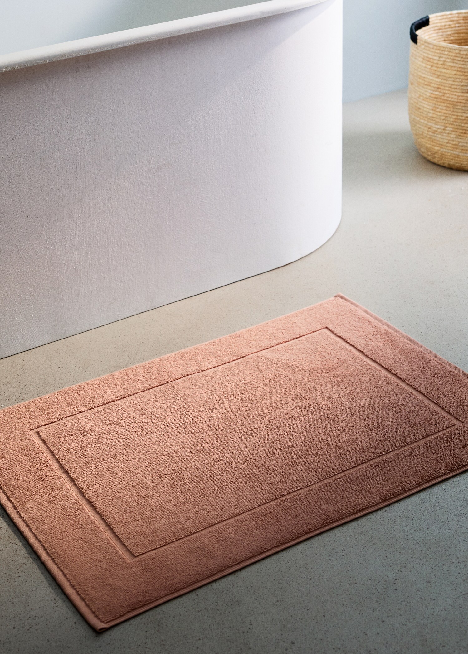 Cotton bath mat - General plane