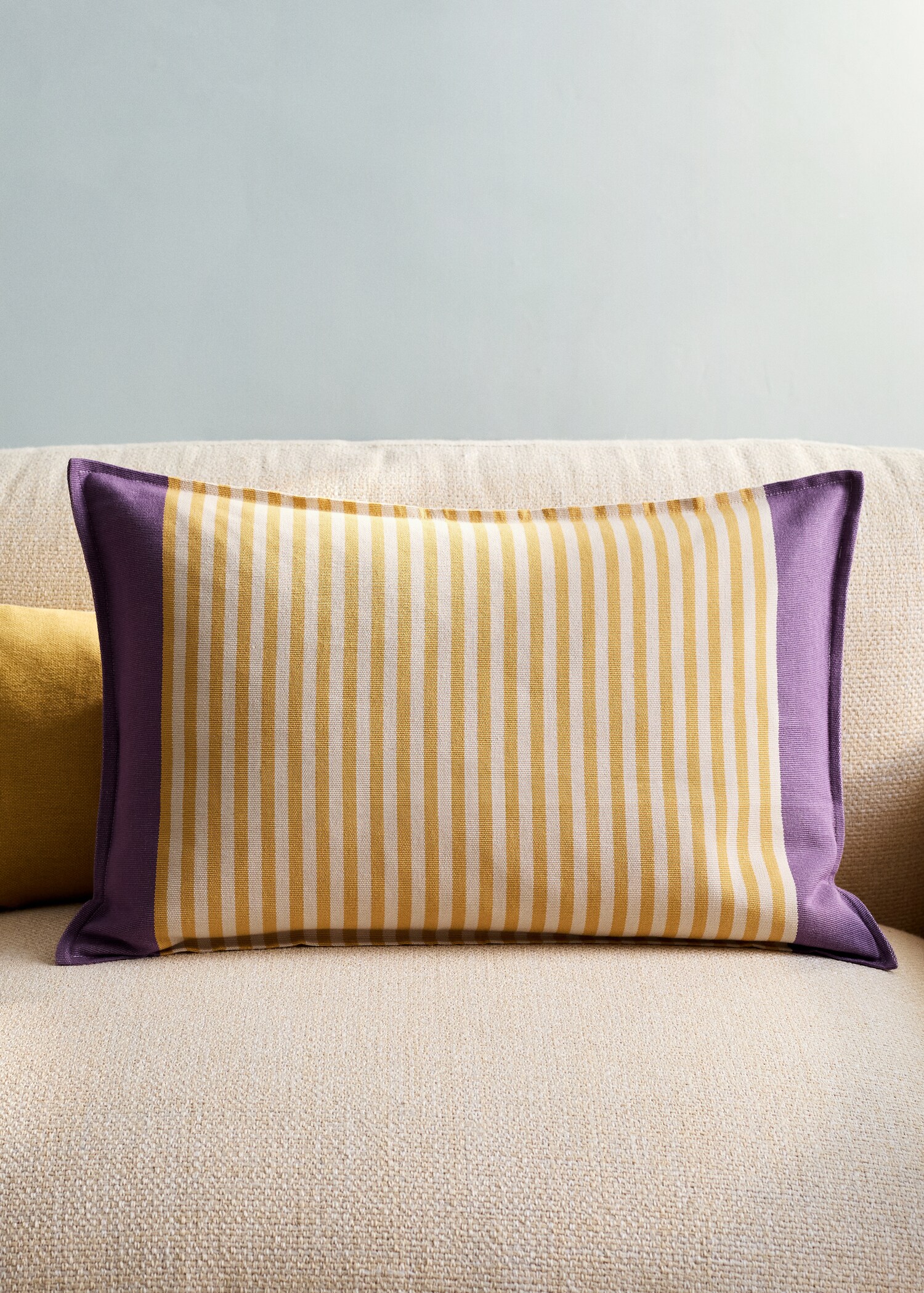 Cotton stripe cushion cover 40x60 cm - General plane