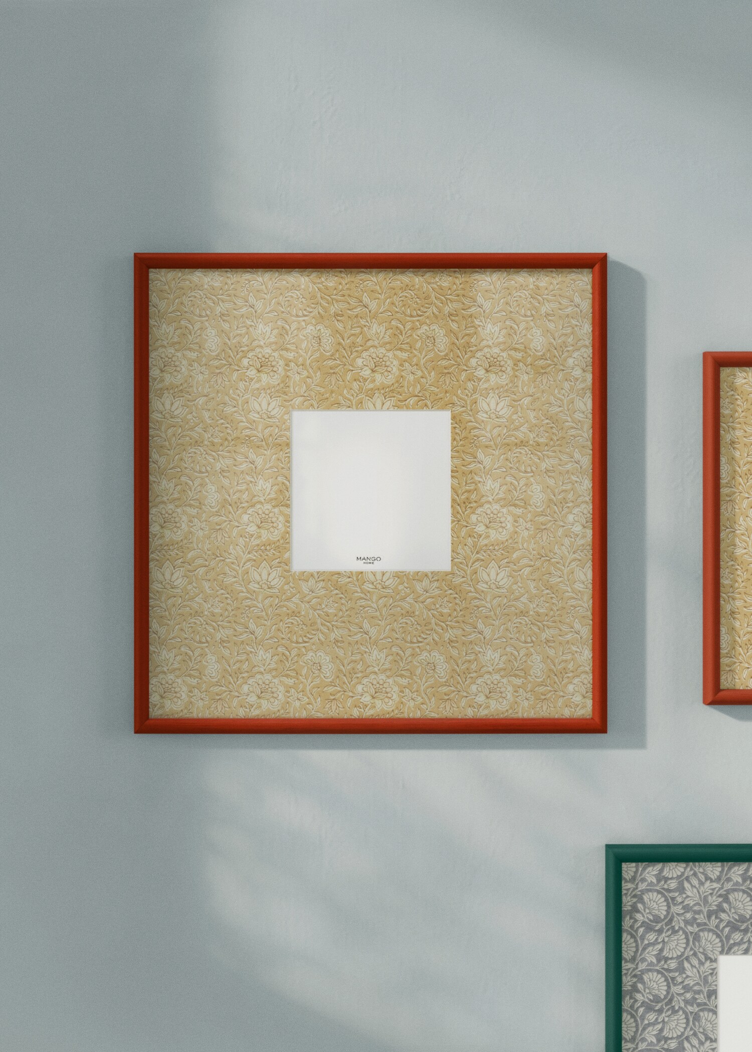 Portafotos marc contrast estampat floral extragran - Pla general