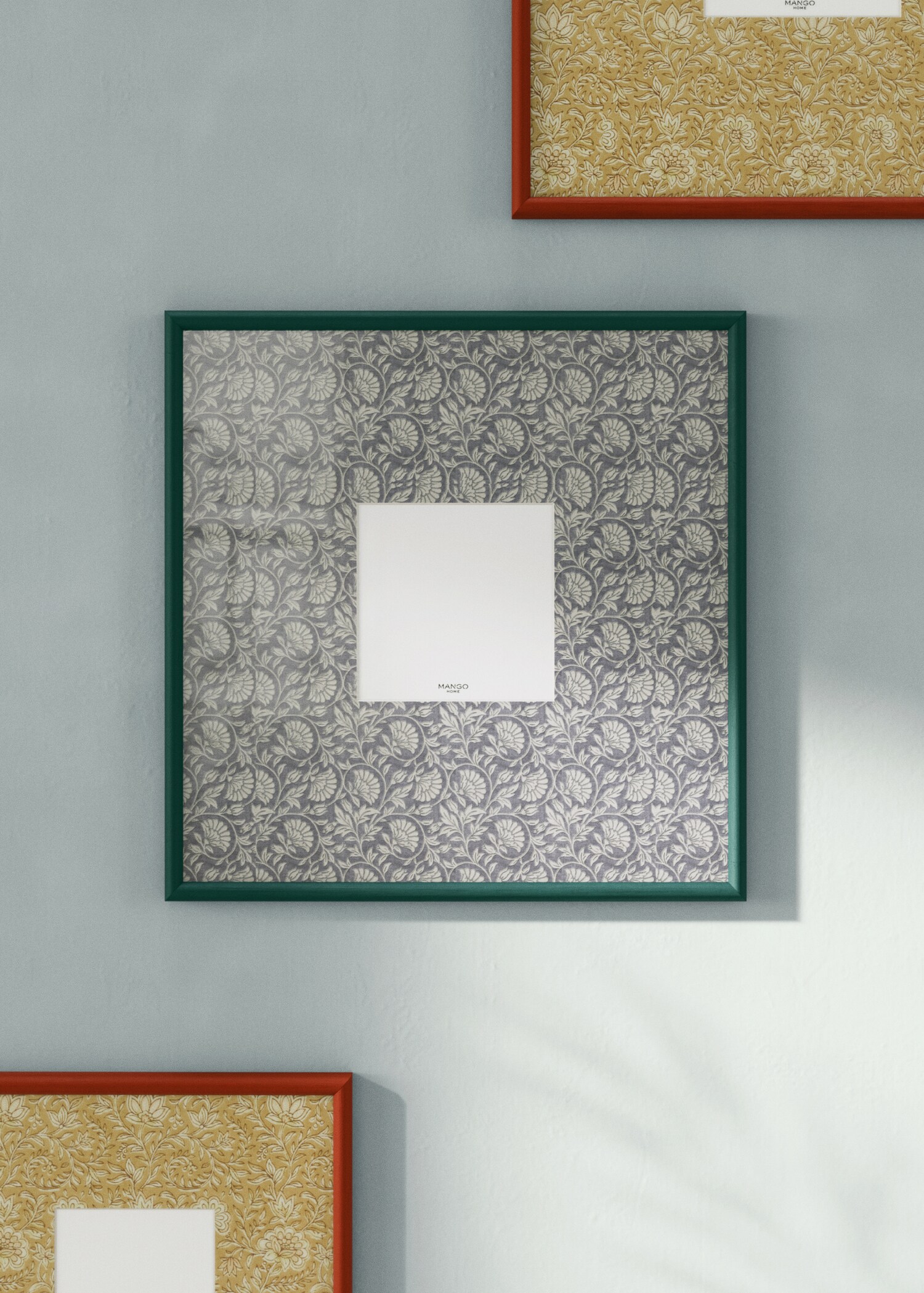 Portafotos marc contrast estampat floral extragran - Pla general