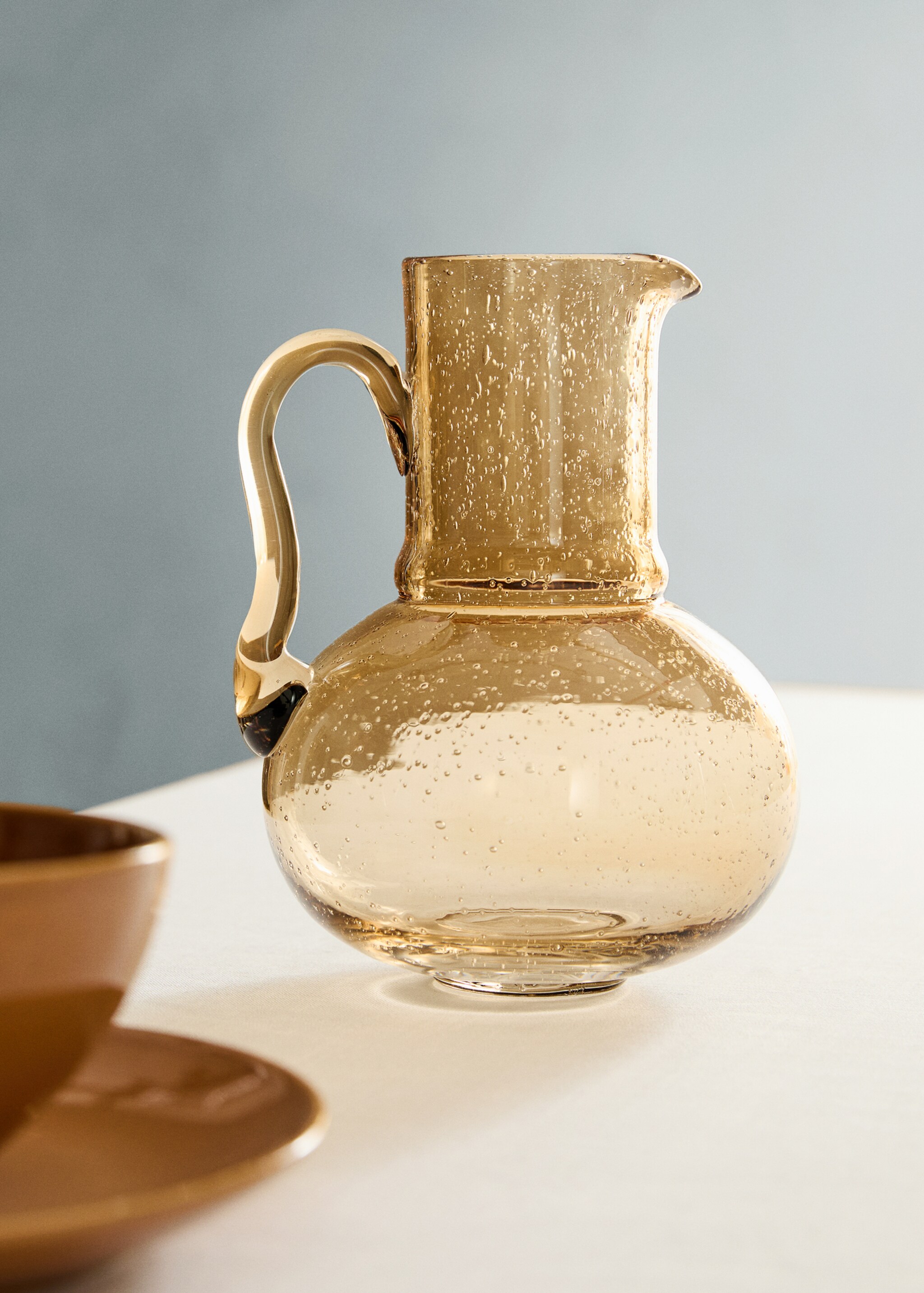 Blasenglasvase Farbe - Allgemeine Ansicht, Orange. Ref: 27043313-00.