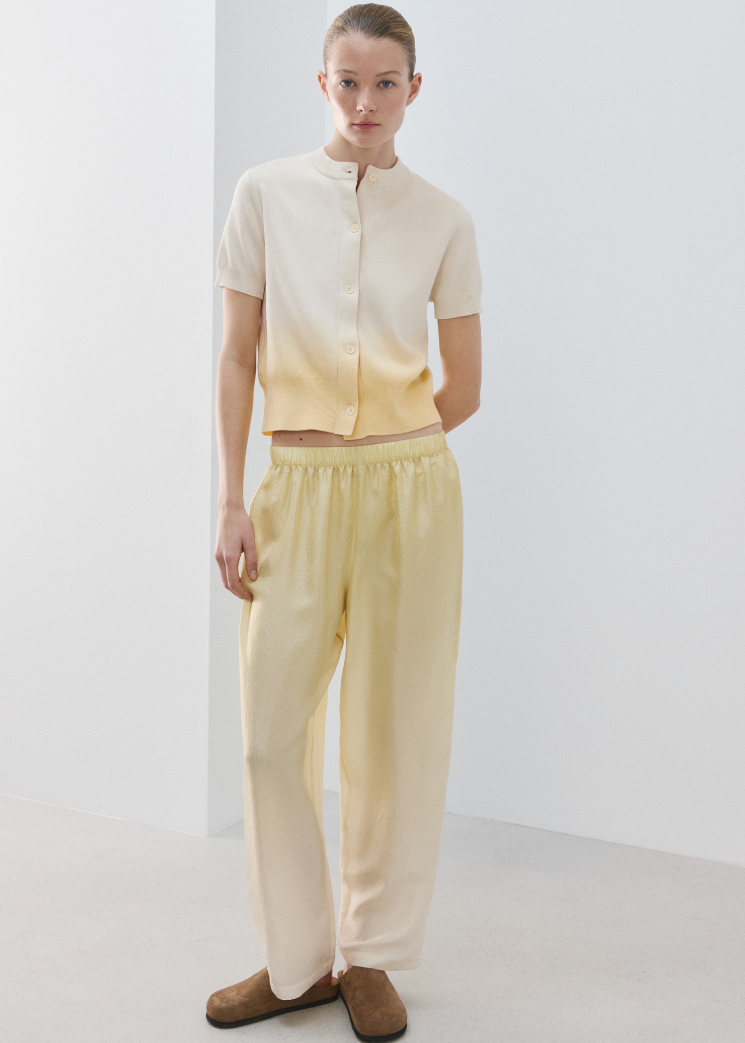 Cardigan dégradé 100 % coton - Plan général