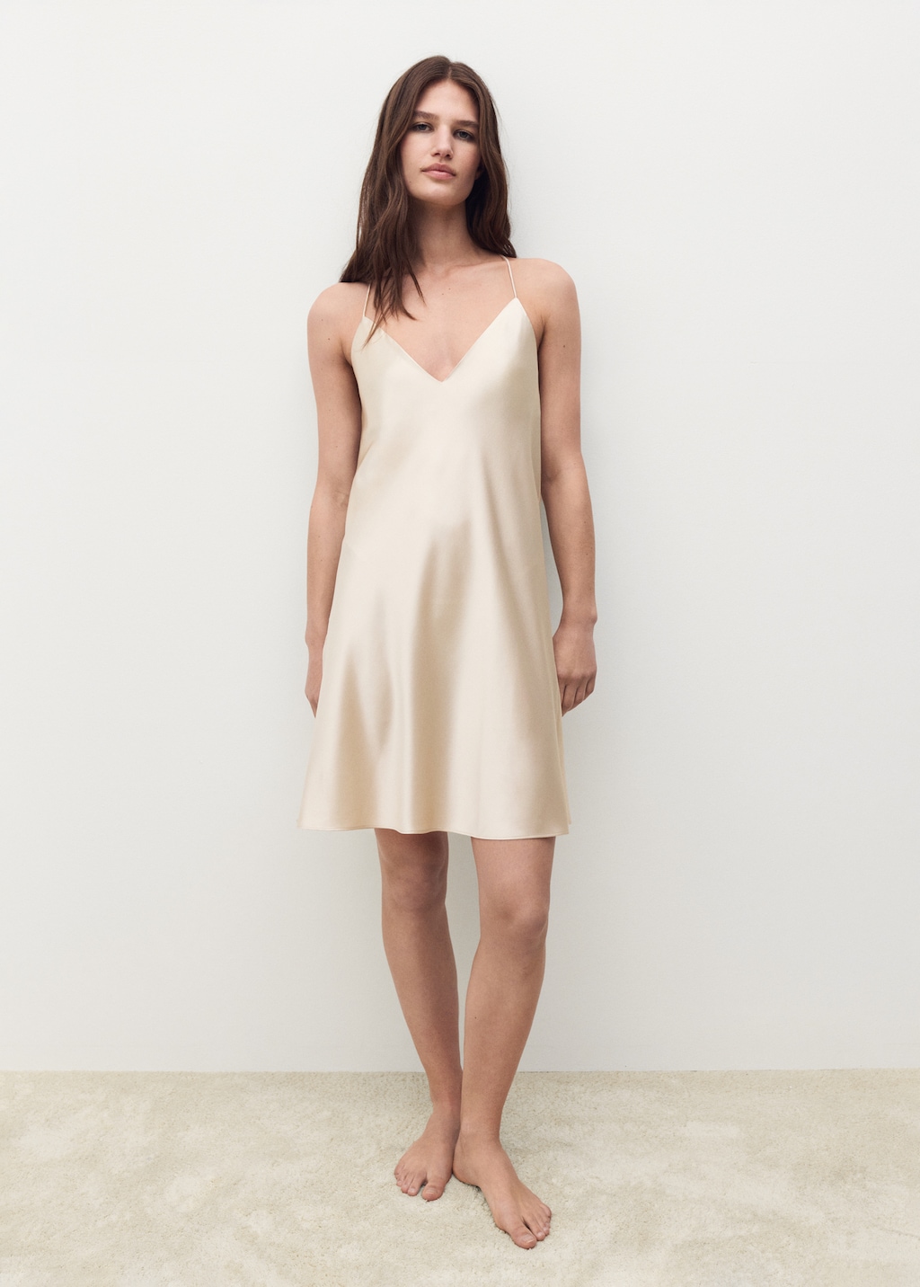 Silk strapless nightgown - image 2