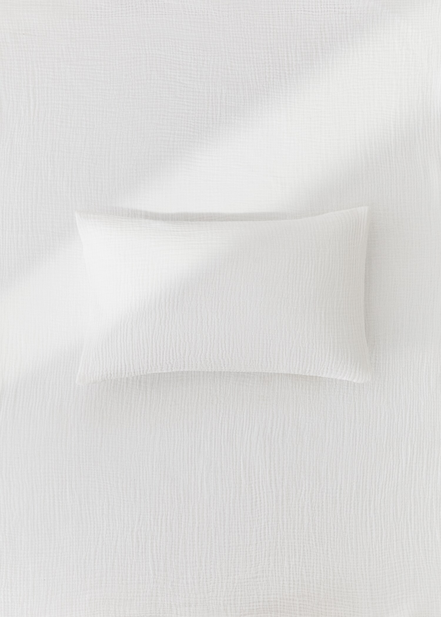 Cot bed pillowcase gauze fabric - General plane