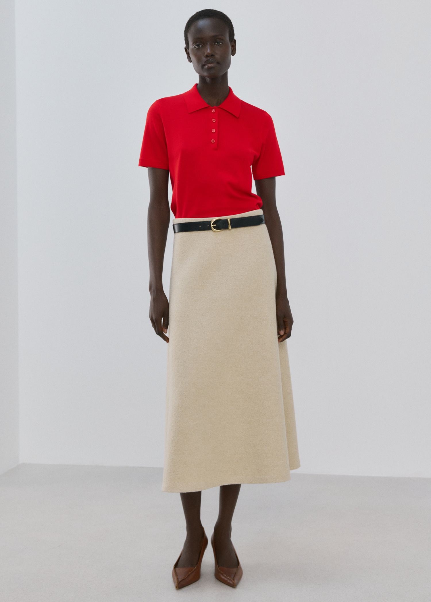 Polo neck sweater - General plane