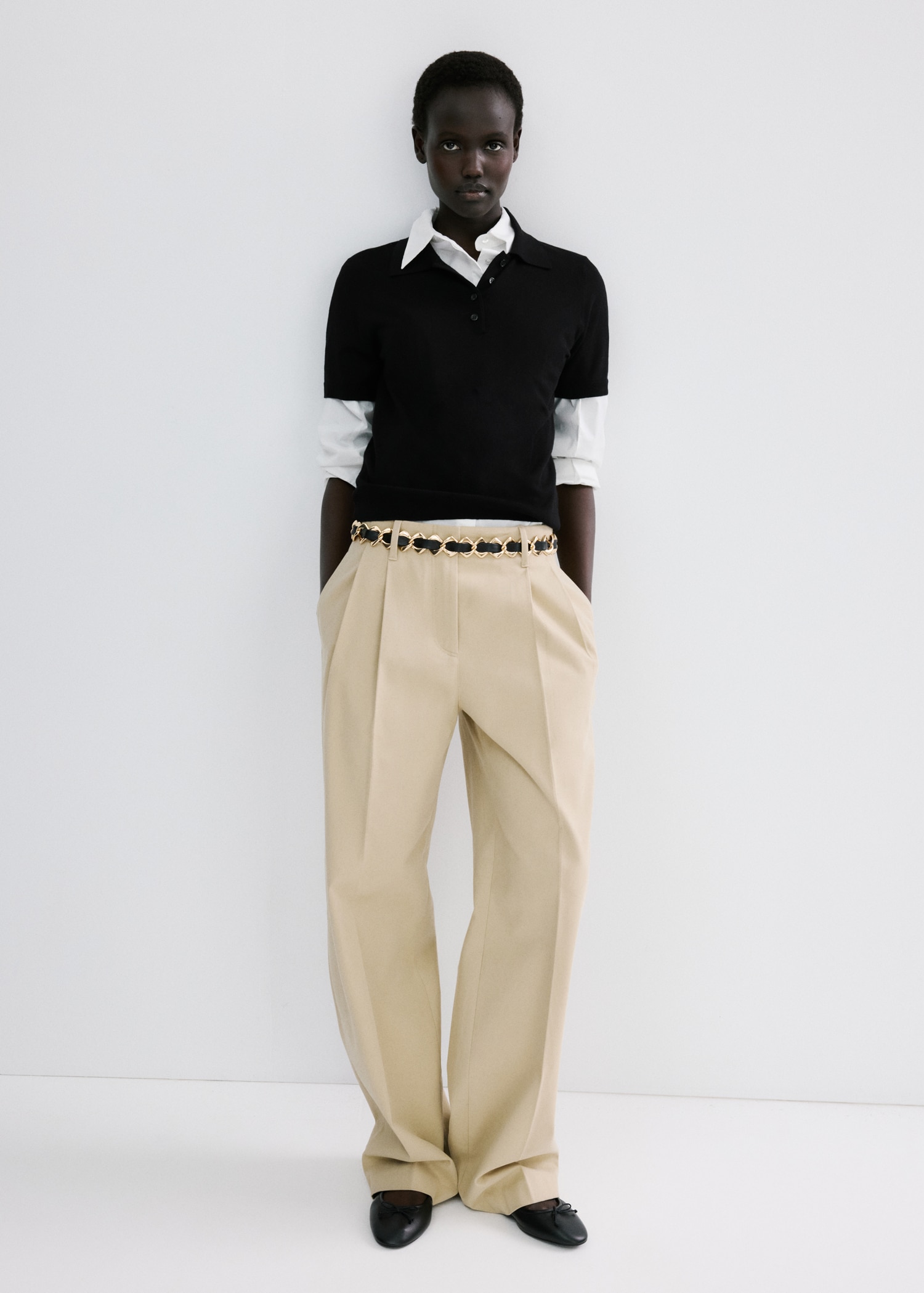 Polo neck sweater - General plane